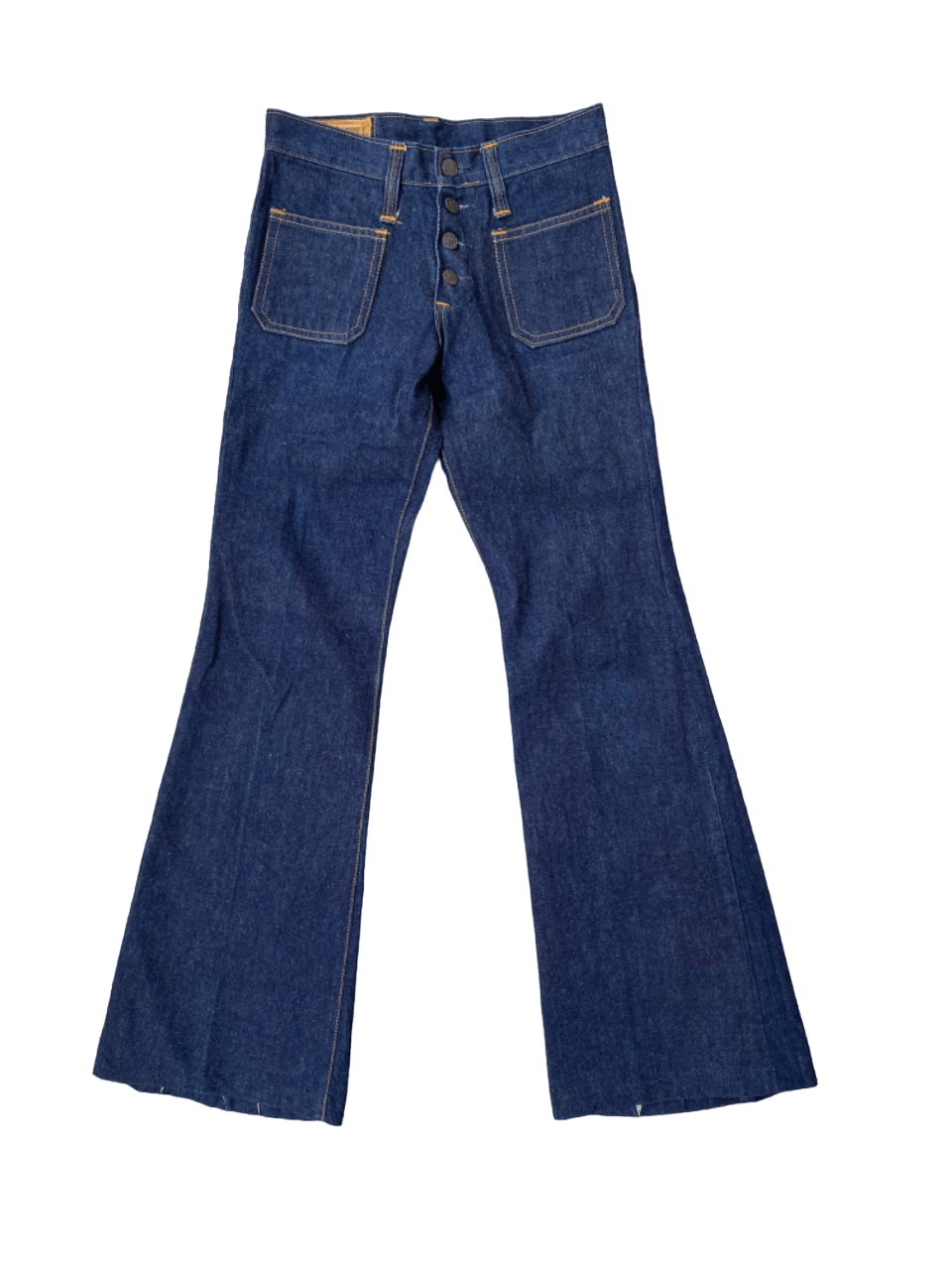 Vintage Big Bell 80s Deadstock Flared Bush Pants Denim