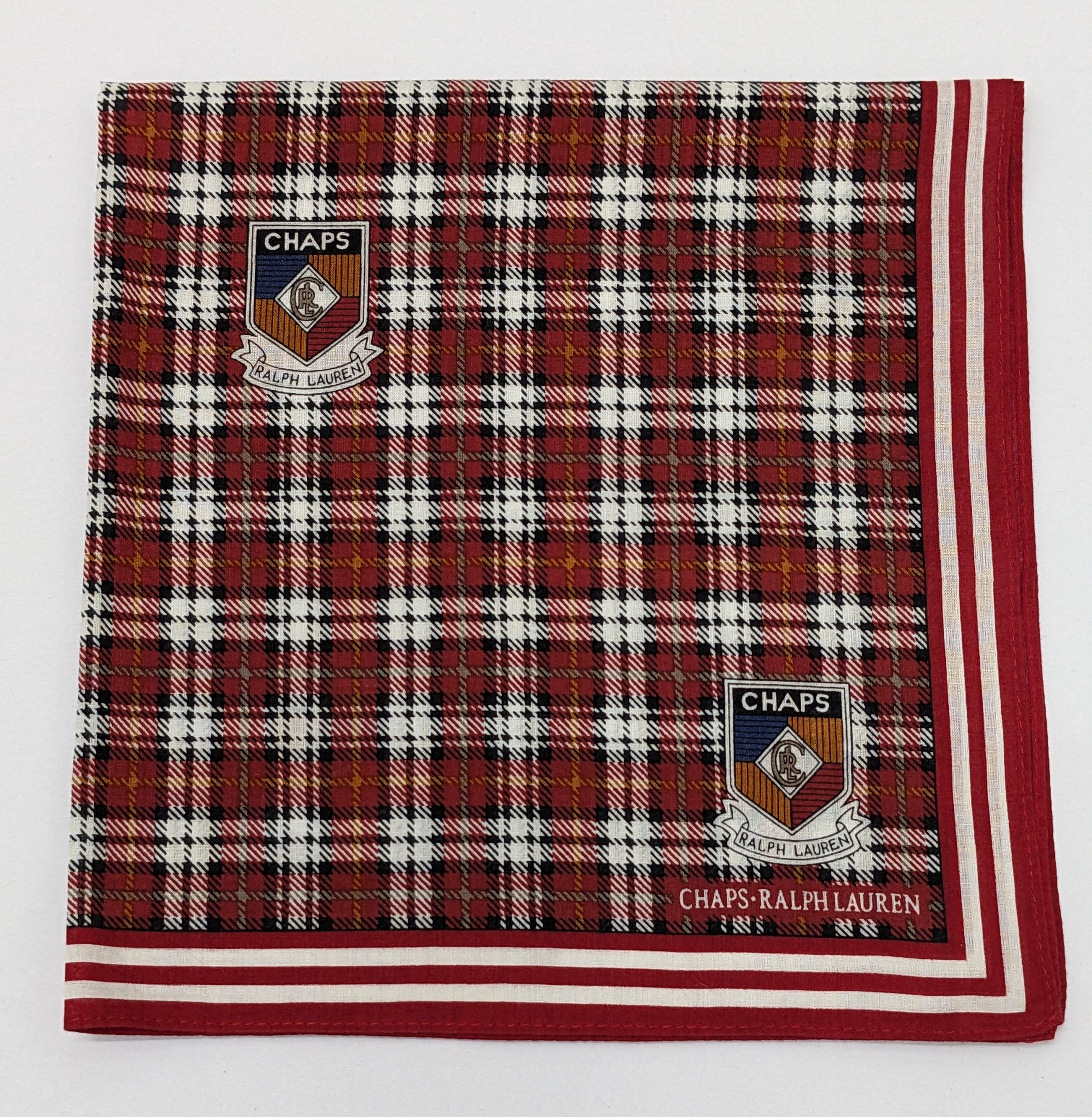 Chaps Ralph Lauren Chaps Ralph Lauren Crest Logo Handkerchief Size ONE SIZE - 1 Thumbnail