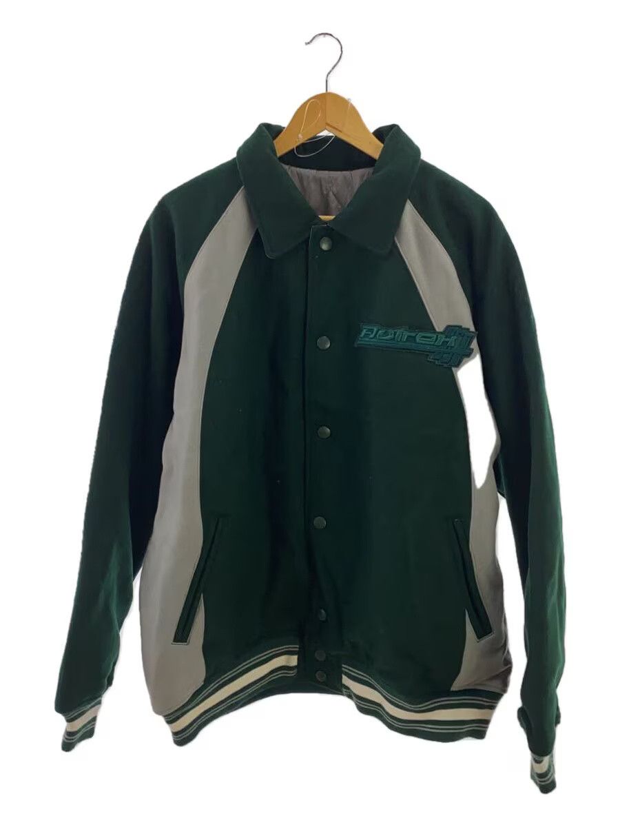 Avirex Avirex Wool Baseball Jacket Green Size US XL / EU 56 / 4 - 1 Thumbnail