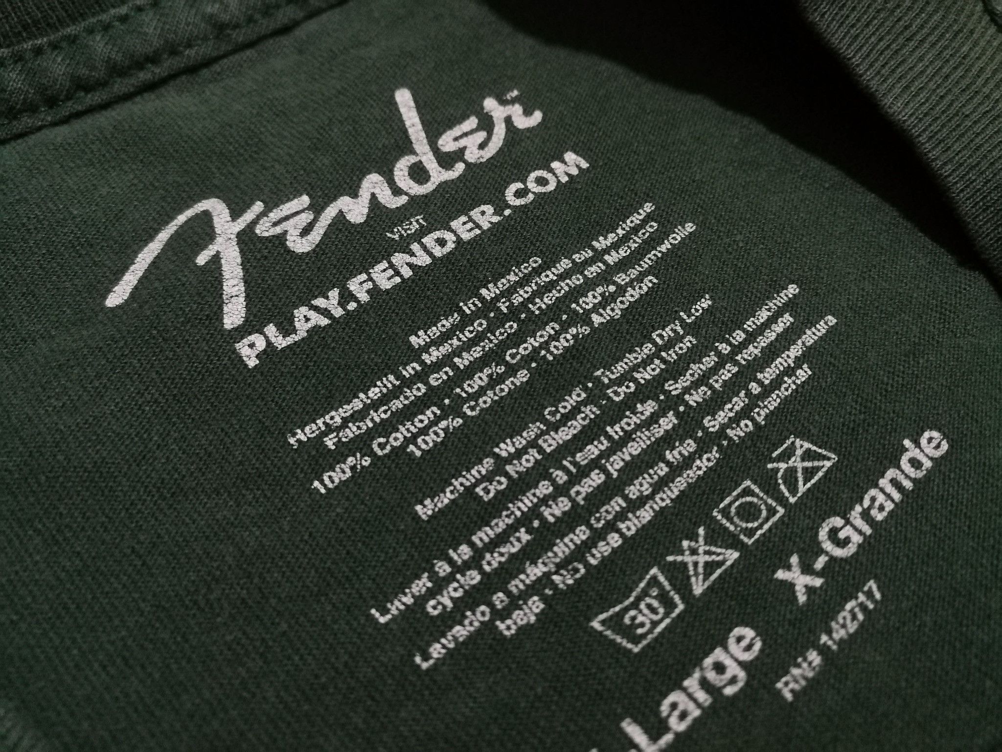 Fender × Vintage Fender the original telecaster tee L 1878 Size US L / EU 52-54 / 3 - 2 Thumbnail