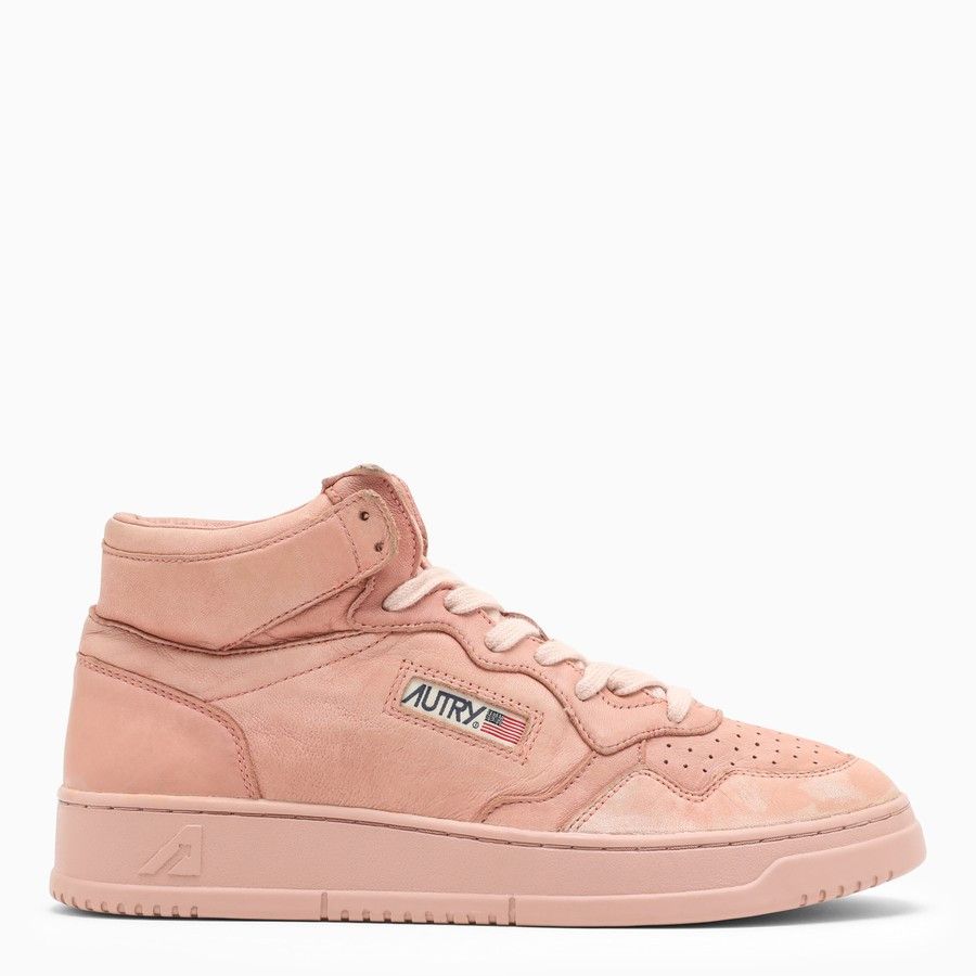 o1d2blof0824 High-Top Sneakers in Peach