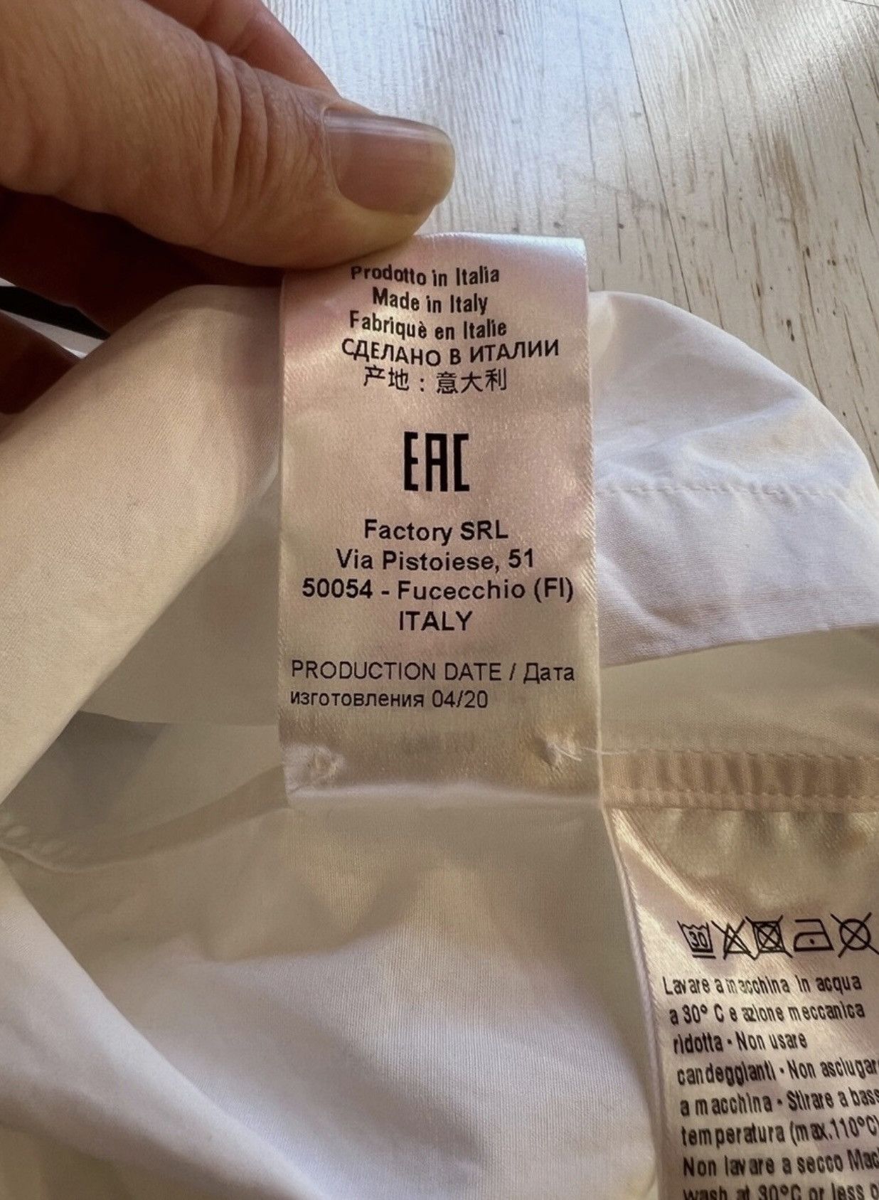 Neil Barrett Neil Barrett Lightning Logo Oversized Shirt – Size S Size US S / EU 44-46 / 1 - 14 Thumbnail