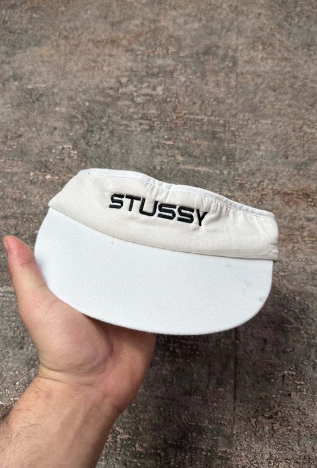 Stussy Vintage Stussy Cap Big Logo White Rare Y2K 90s Japan Style Size ONE SIZE - 1 Thumbnail