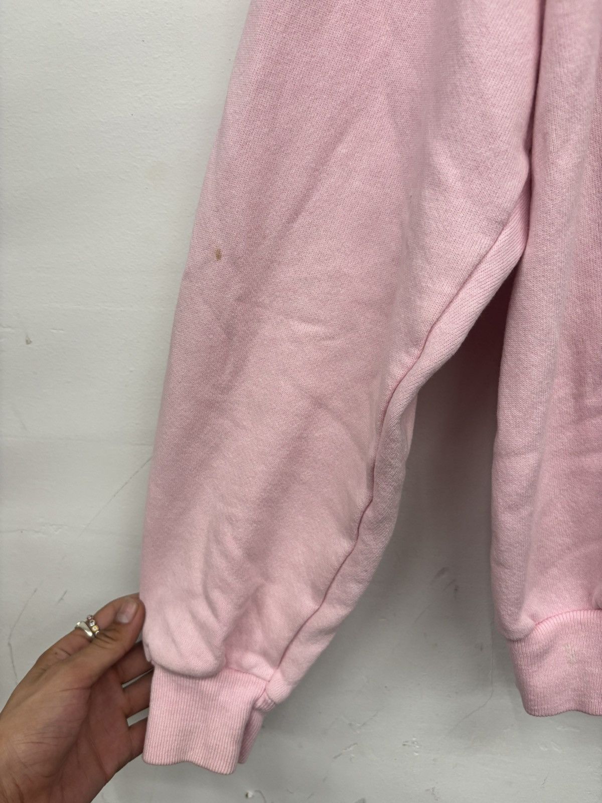 Hanes Pink Hanes zip up with cool distressing Size US L / EU 52-54 / 3 - 8 Thumbnail