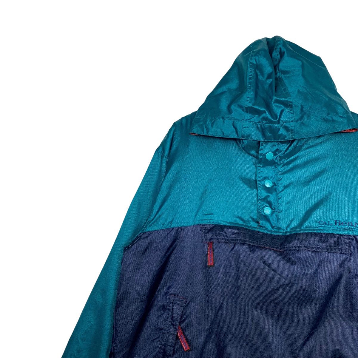 Vintage CAL BEAR USA Half Button Pullover Nylon Jacket #2769-C125 Size US M / EU 48-50 / 2 - 3 Thumbnail