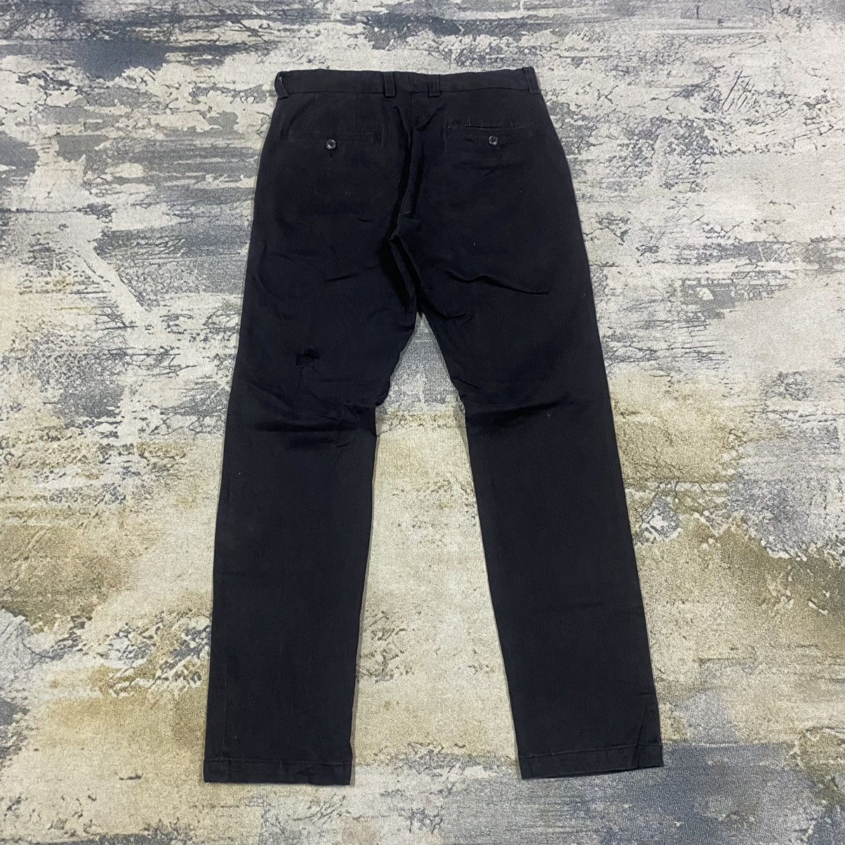 Japanese Brand Japan Global Work Black Chino Pants Size US 34 / EU 50 - 7 Thumbnail