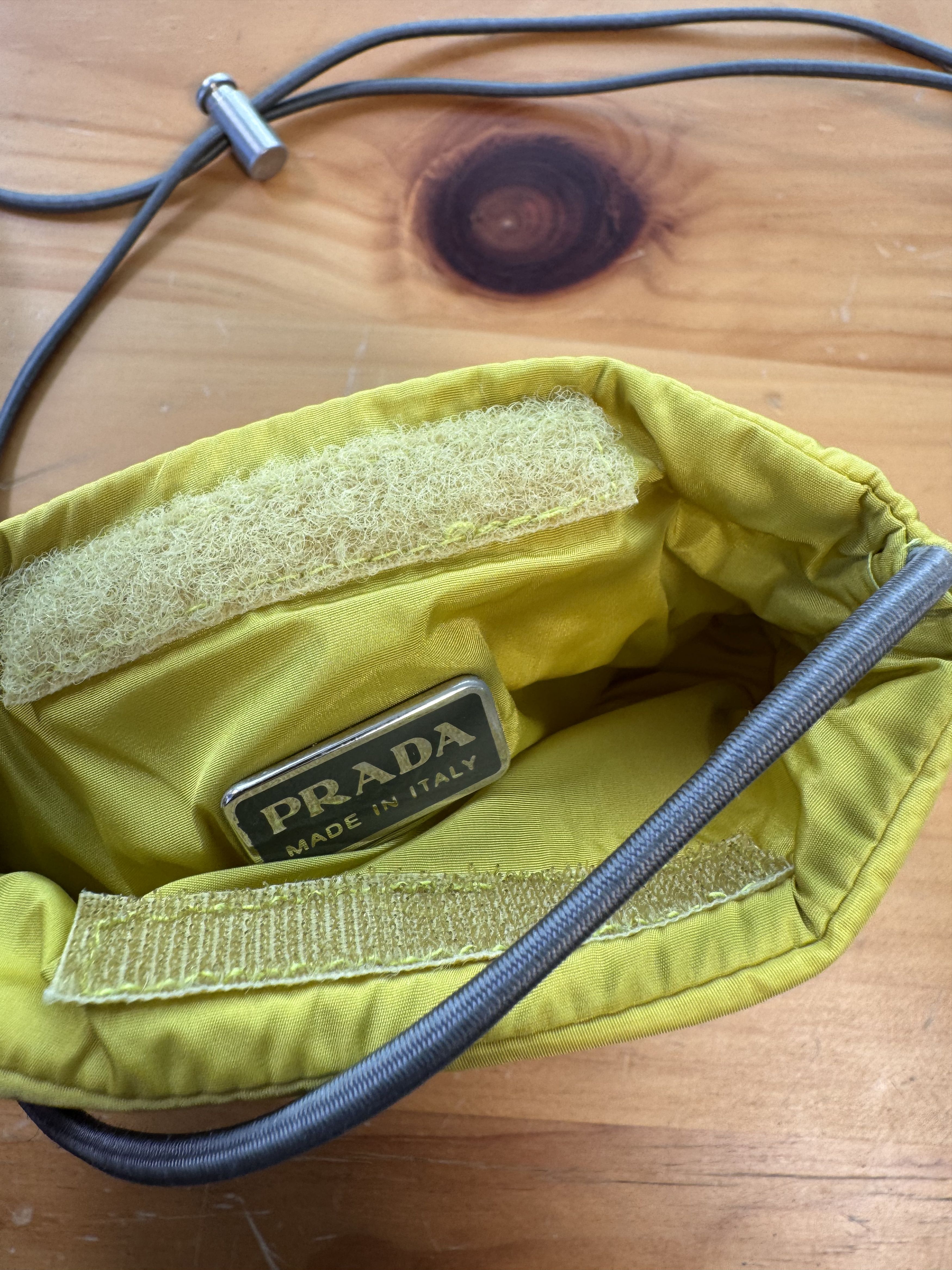 Prada SS 99 Prada Crossbody Elastic Cord Pouch Bag Size ONE SIZE - 6 Thumbnail