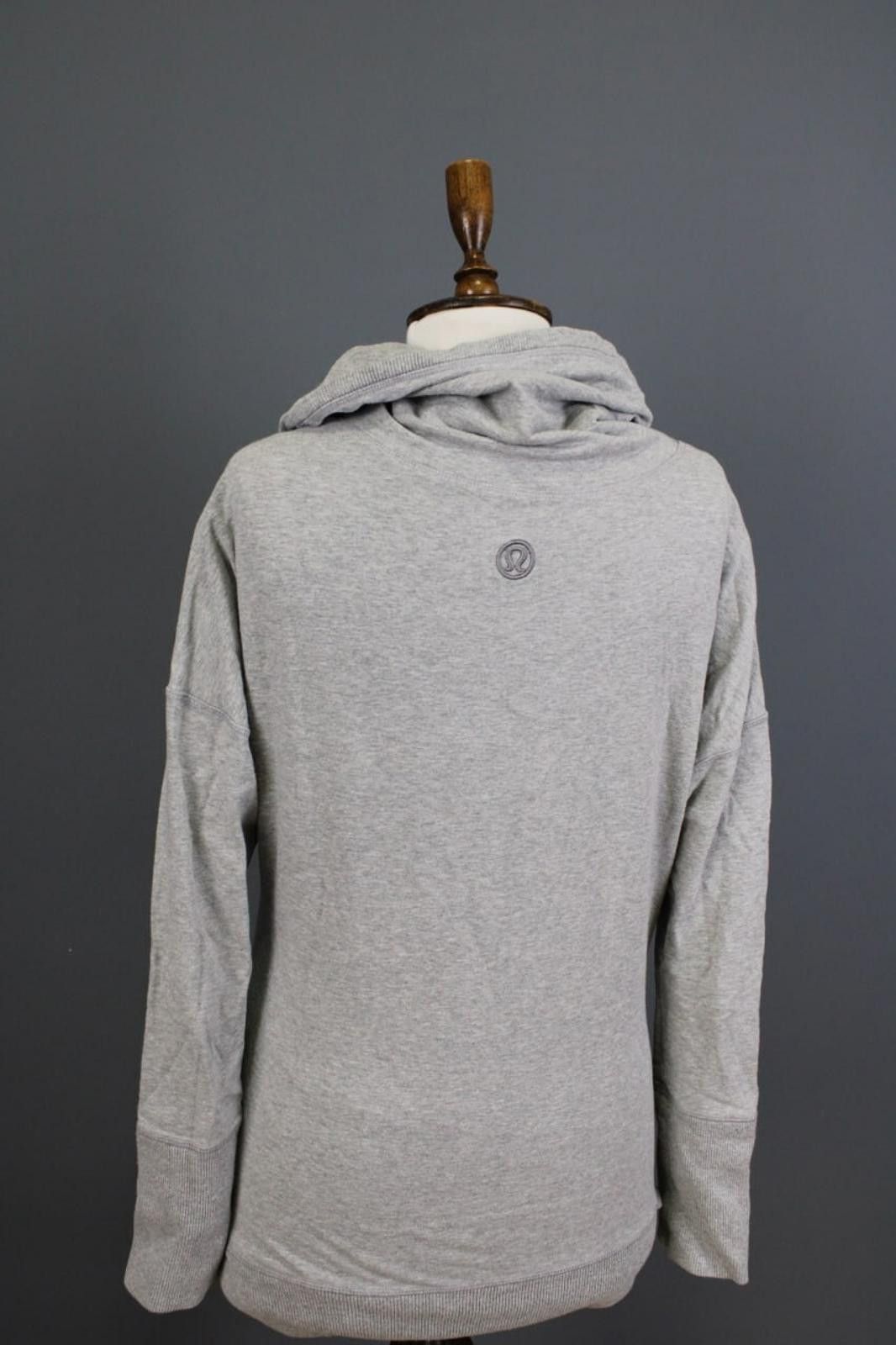 Lululemon Lululemon Grey Cowl Neck Lagenlook Knit Pullover Sweater Size M / US 6-8 / IT 42-44 - 11 Thumbnail