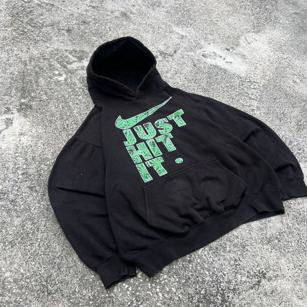 Other "JUST HIT IT" WEED PRINT PARODY HOODIE Size US L / EU 52-54 / 3 - 1 Thumbnail