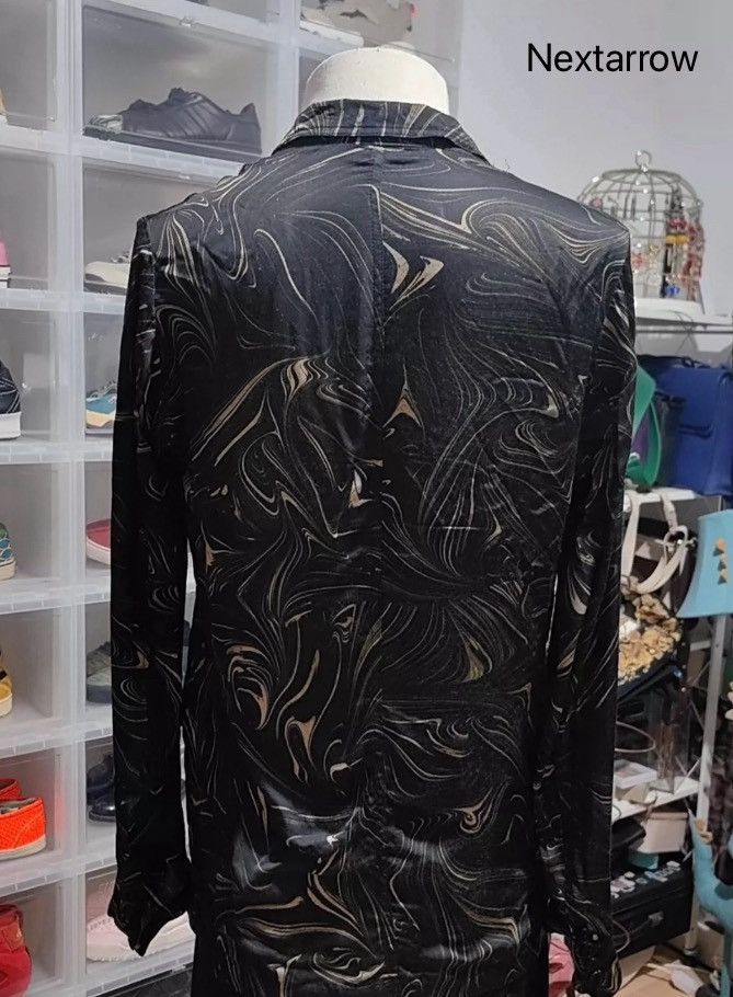 Dries Van Noten Dries van noten black shirt jacket 2412-Nextarrow Size 46R - 2 Thumbnail