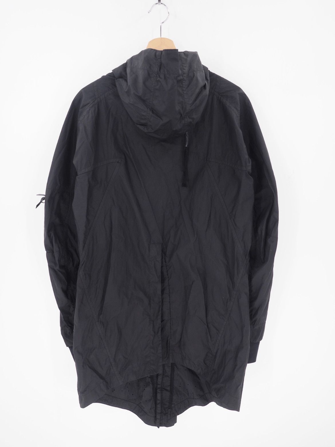Boris Bidjan Saberi Boris Bidjan Saberi 11 by BBS Asymmetric Nylon Thin Parka- Size US M / EU 48-50 / 2 - 2 Thumbnail