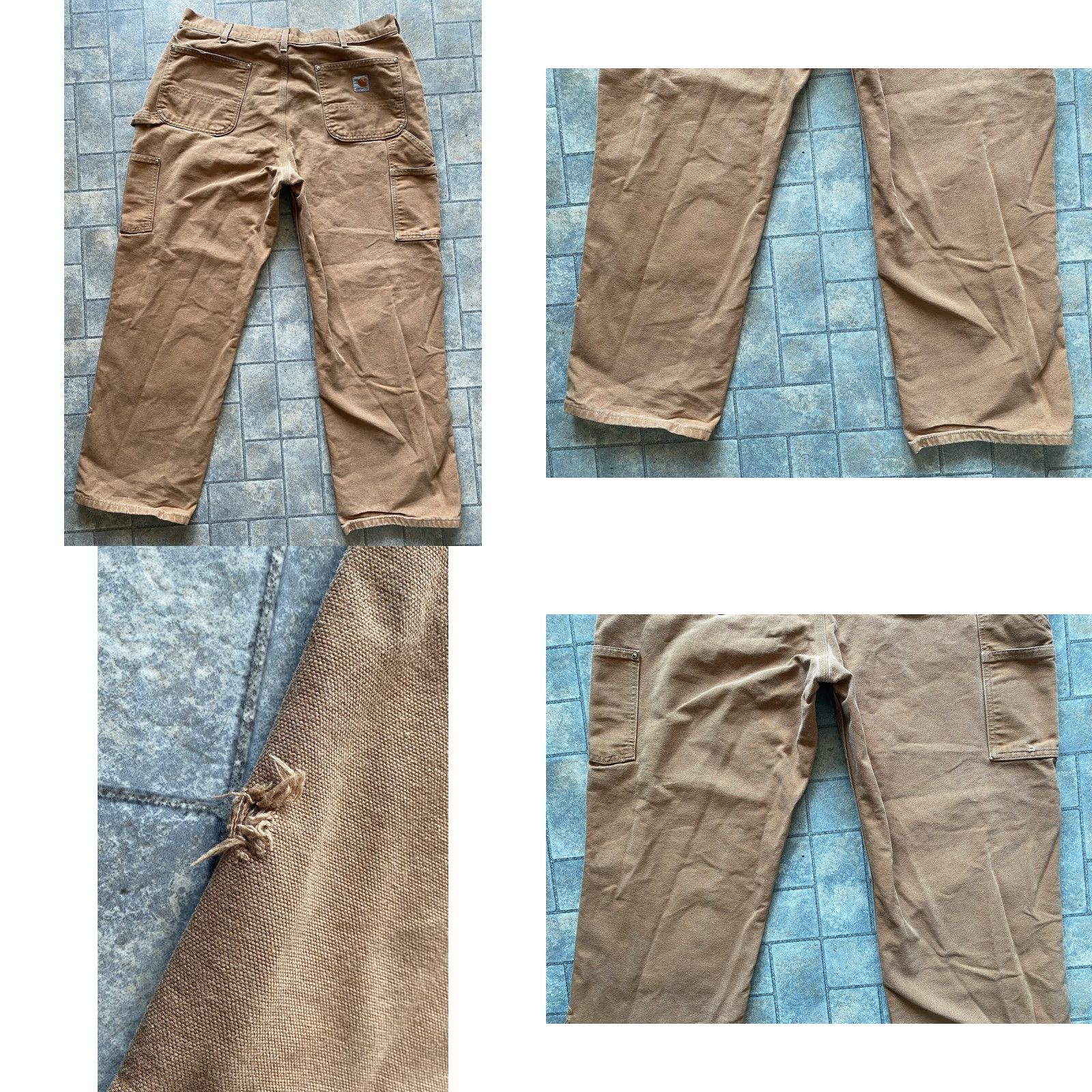 Carhartt Carhartt Pants Brown Men 38x30 Regular Inseam 30 Made In USA B01 BRN Double Knee Size US 38 / EU 54 - 8 Thumbnail