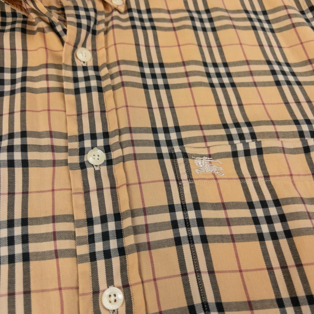 Burberry Vintage Burberry Nova Check Short Sleeve Button Up Shirt M Size US M / EU 48-50 / 2 - 5 Thumbnail