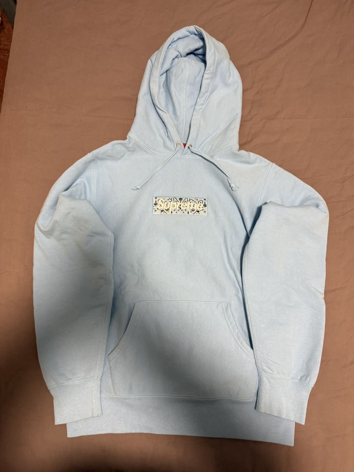 Supreme Supreme blue bandana paisley box logo hooded sweatshirt Size US M / EU 48-50 / 2 - 1 Thumbnail