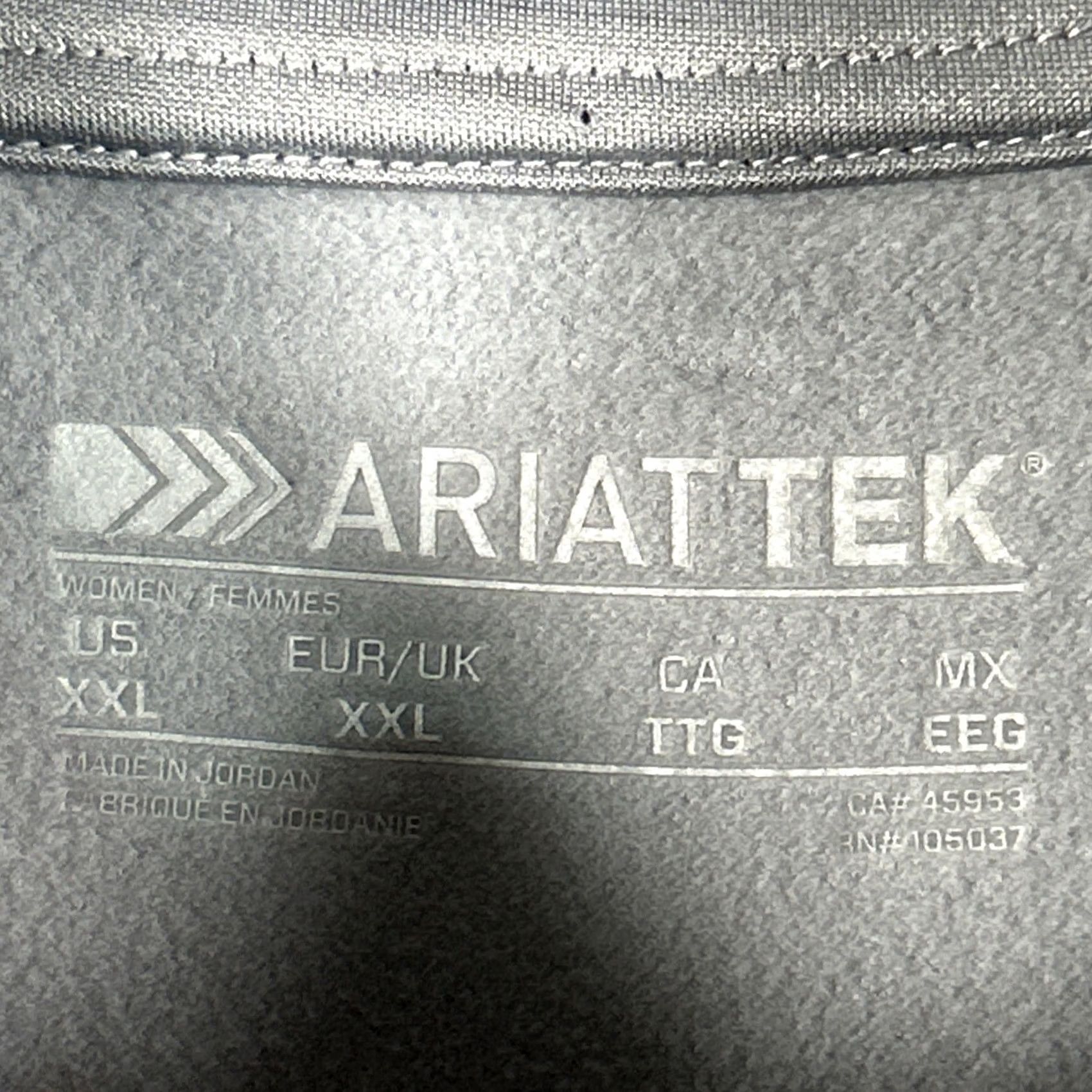 Ariat Ariat Tek Sweatshirt Mens XXL Gray Quarter Zip Pullover Performance Stretch Size US XXL / EU 58 / 5 - 3 Thumbnail