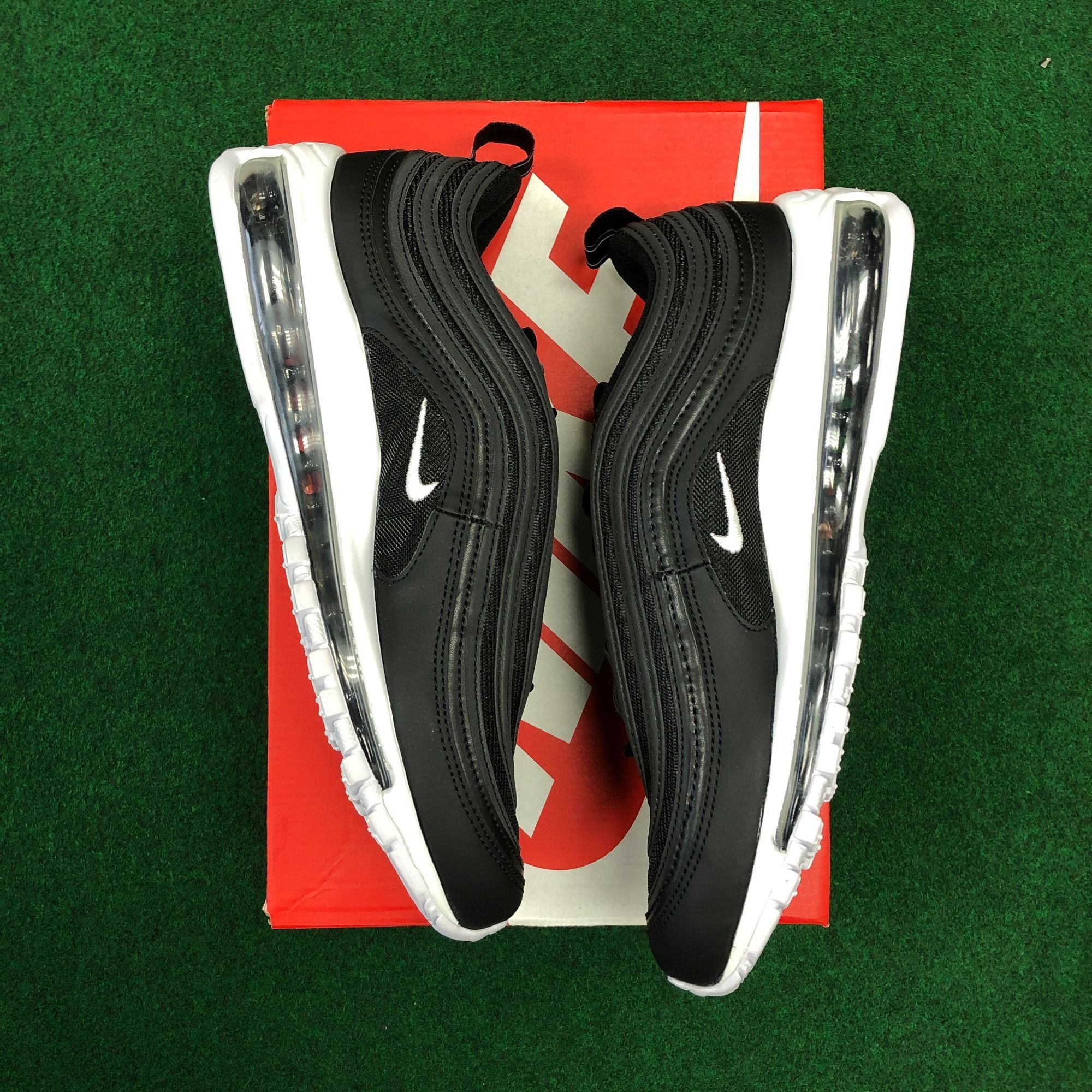 Nike Pre-Owned Nike Air Max 97 Black White - Size 10 Size US 10 / EU 43 - 2 Thumbnail
