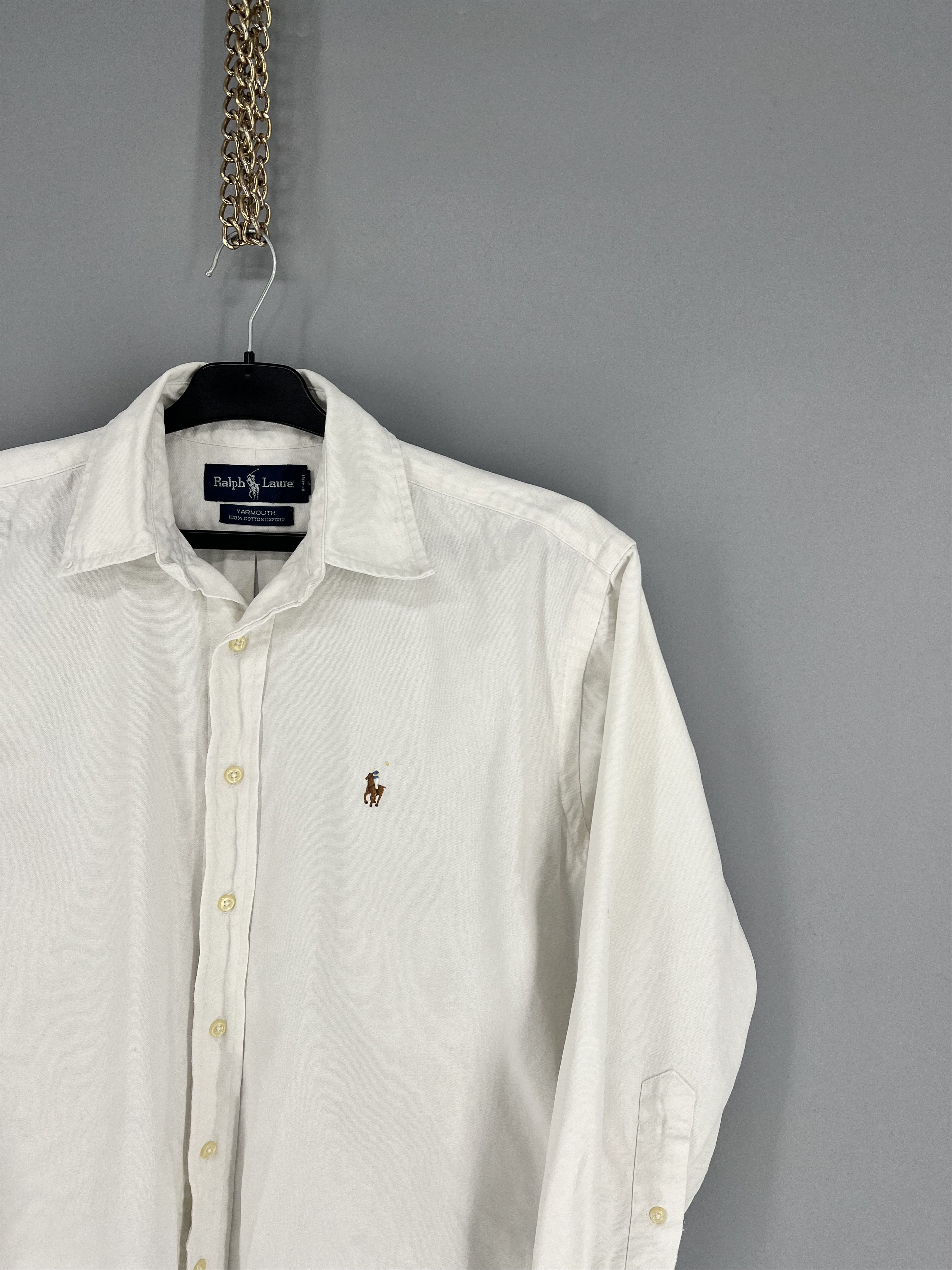 Polo Ralph Lauren Vintage White Shirt Polo Ralph Lauren Size S Rare Size US XS / EU 42 / 0 - 4 Thumbnail