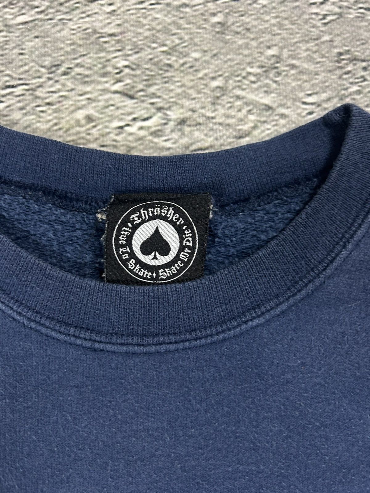 Thrasher Thrasher navy blue sweatshirt red logo Size US M / EU 48-50 / 2 - 3 Thumbnail