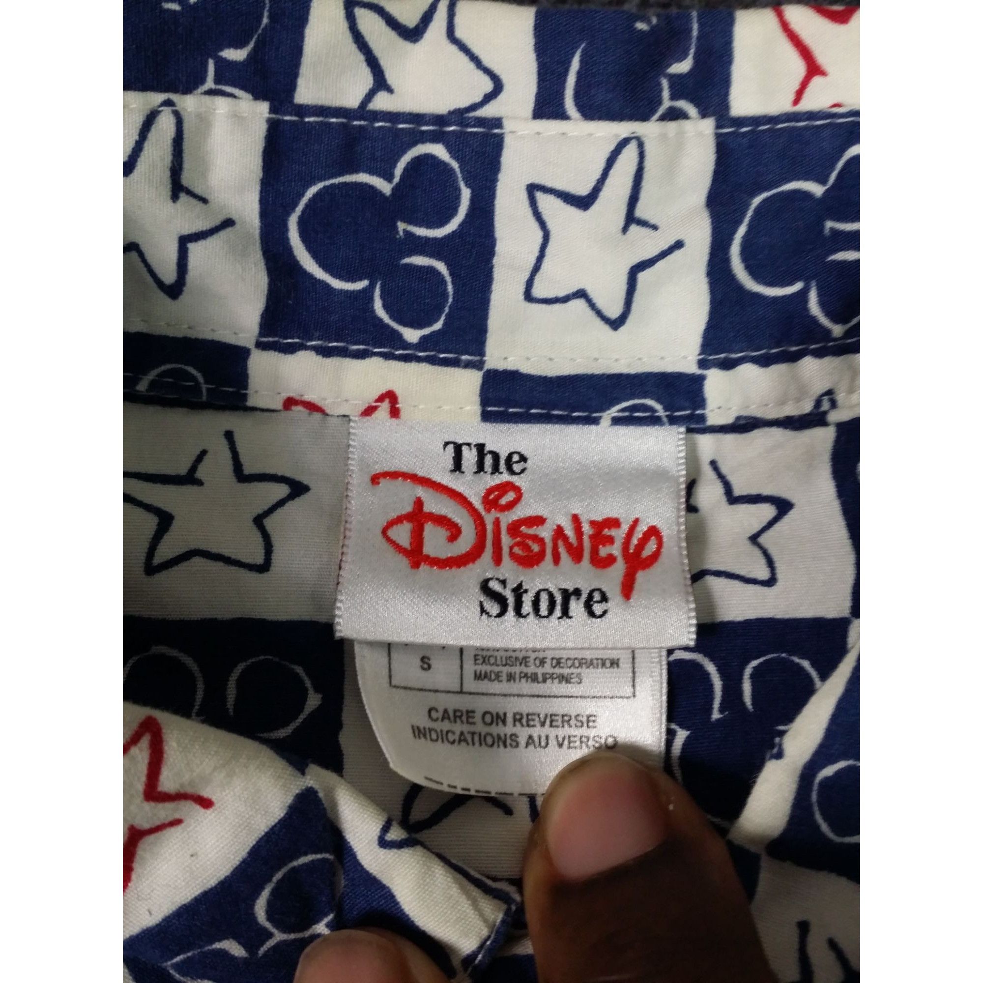 Disney Vintage Disney Store Patriotic Mickey Mouse Button Up Shirt Size US S / EU 44-46 / 1 - 7 Thumbnail
