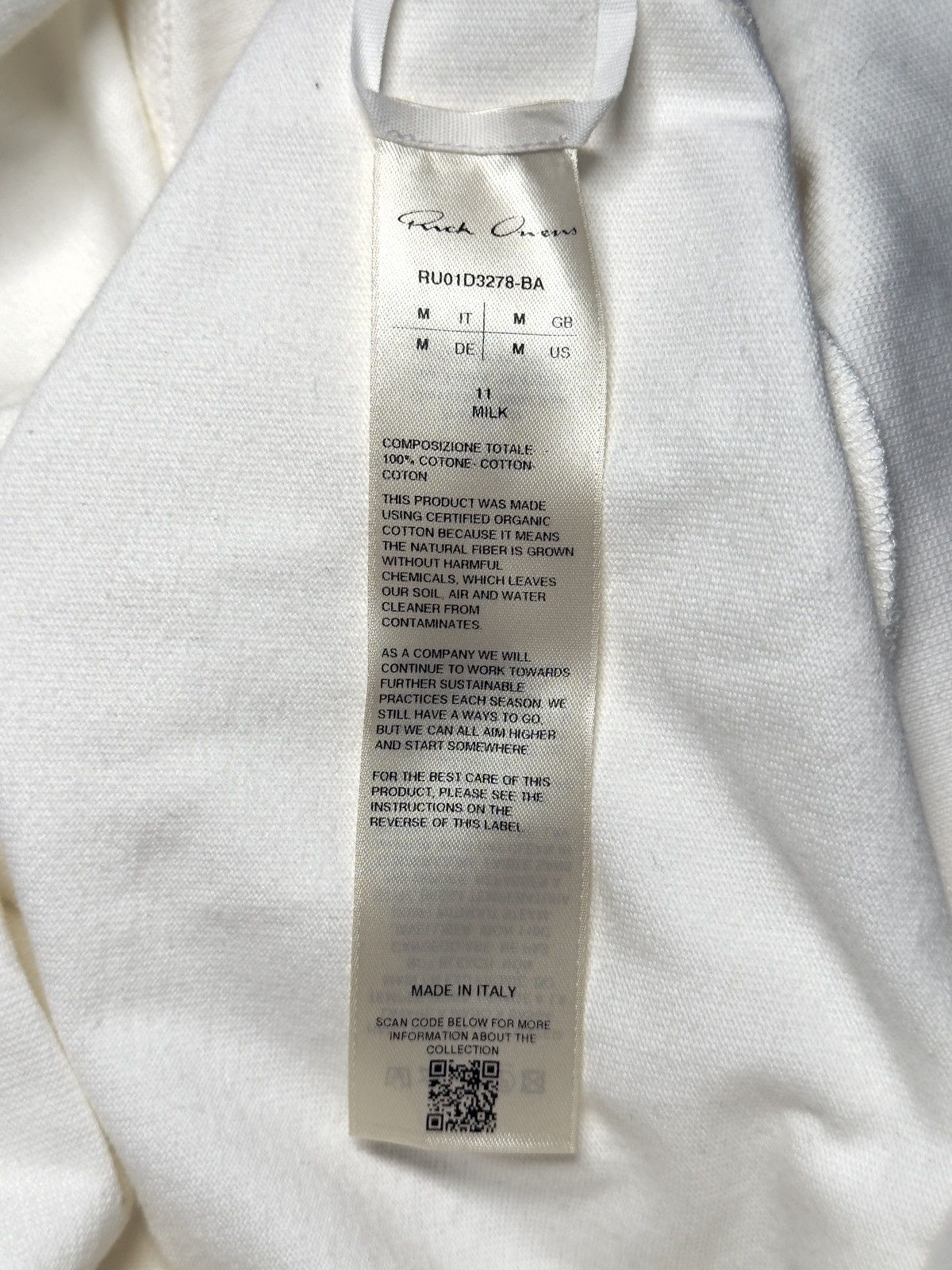 Rick Owens Rick Owens splintered Peter oversized white shirt - M (NWT) Size US M / EU 48-50 / 2 - 6 Thumbnail