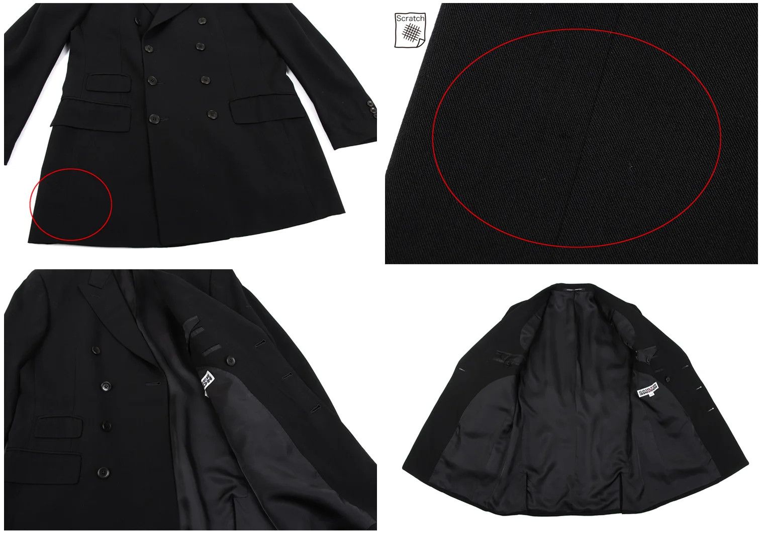 Jean Paul Gaultier Wool-Rayon Suit Set in Black, Size 48M Size US 32 / EU 48 - 7 Thumbnail