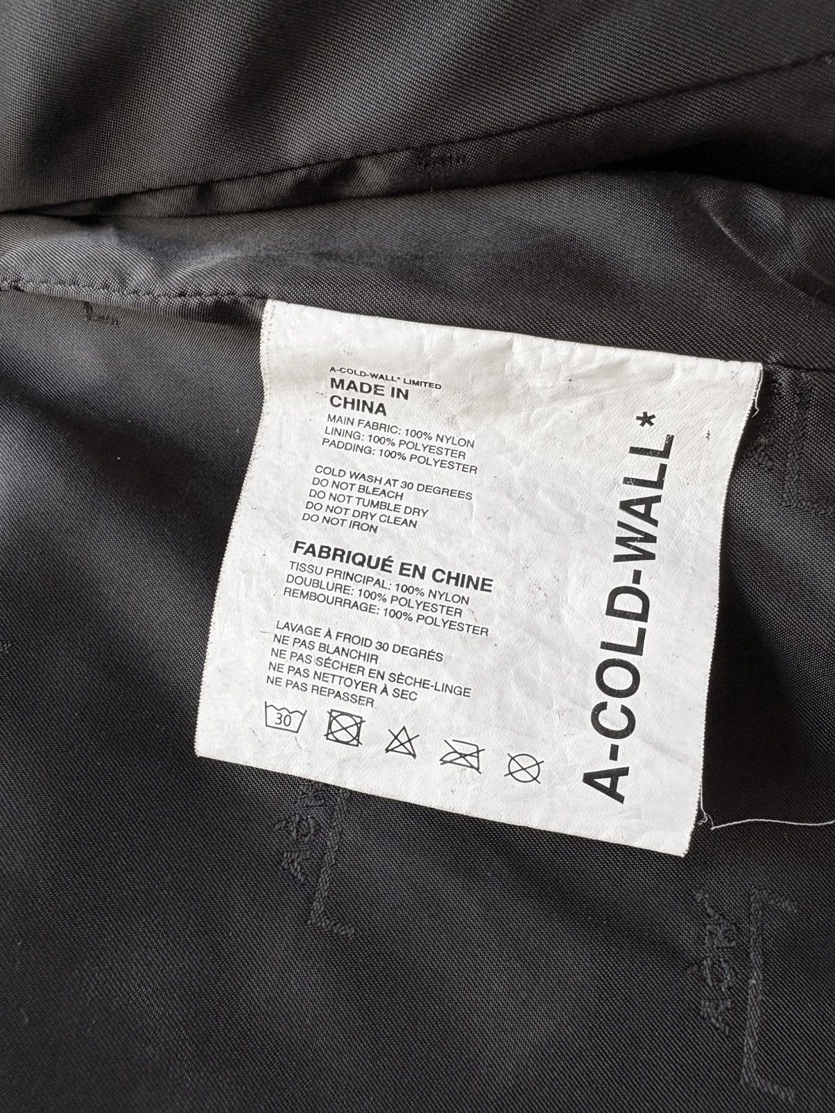 A-COLD-WALL* ACW Asymmetric 3D Padded Pocket Puffer Rib Gilet, Size L Size US L / EU 52-54 / 3 - 9 Thumbnail