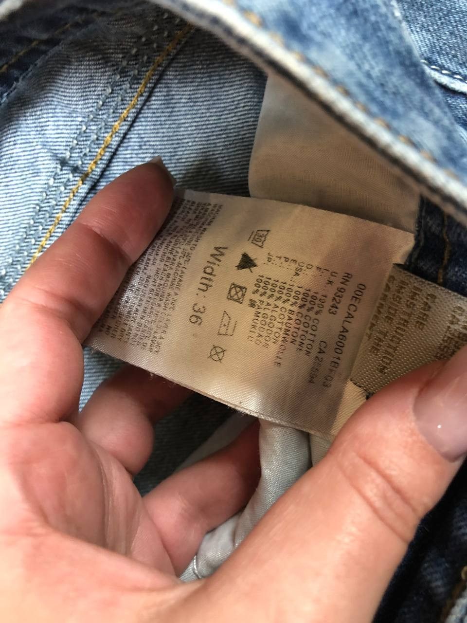 Diesel × Japanese Brand Crazy Crash Dirty Baggy Faded Jean Japan Avant Garde Style Size US 36 / EU 52 - 20 Thumbnail
