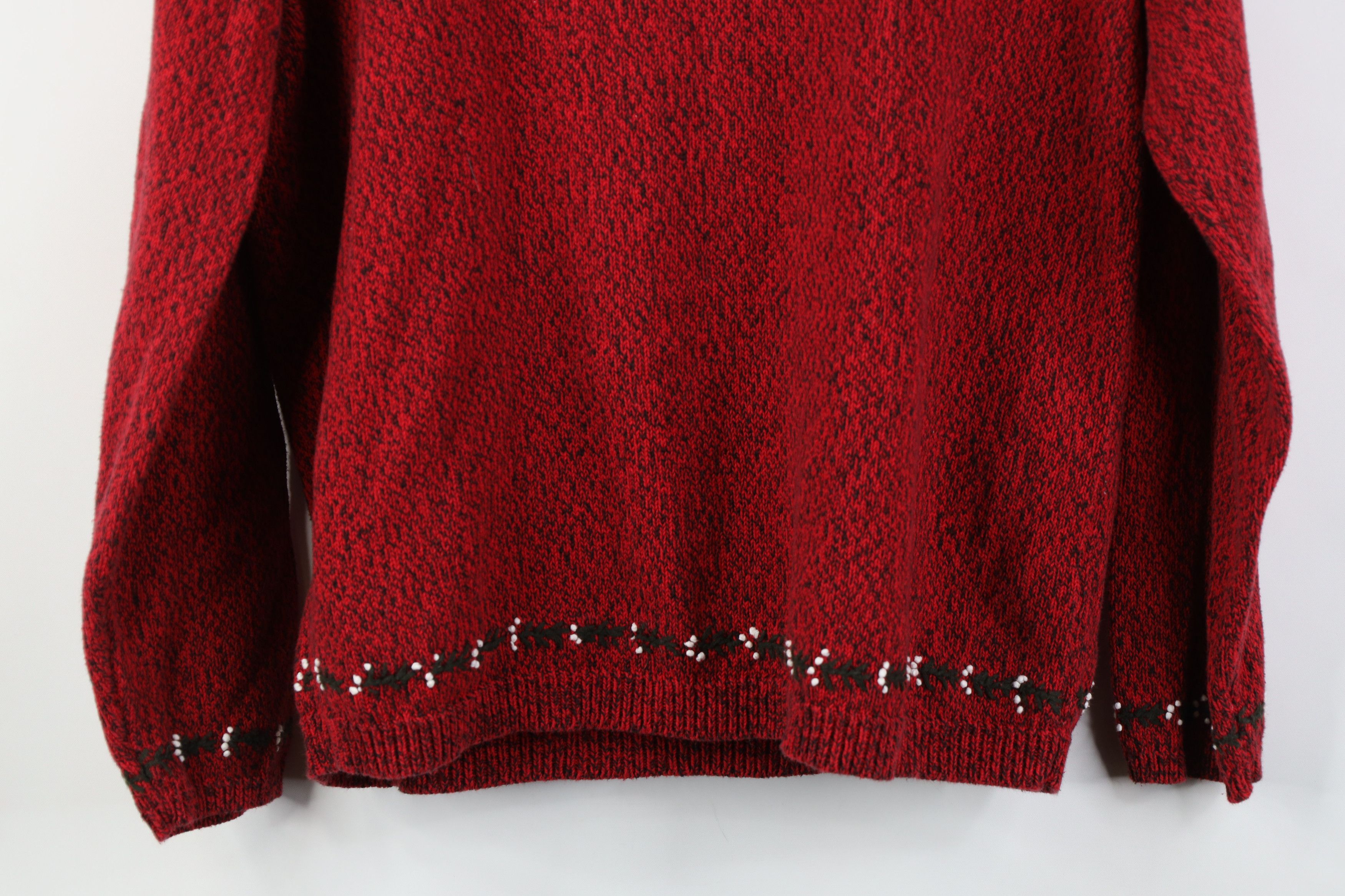 Vintage Vintage 90s Streetwear Christmas Tree Patch Sweater Size M / US 6-8 / IT 42-44 - 12 Thumbnail