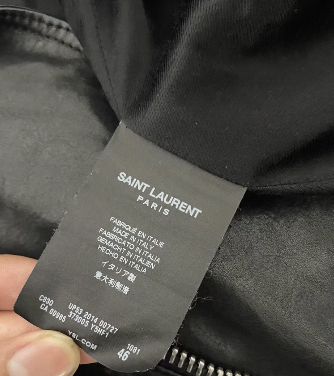 Saint Laurent Paris Saint Laurent Studded Leather Jacket Runway SS2015 Size US S / EU 44-46 / 1 - 8 Thumbnail