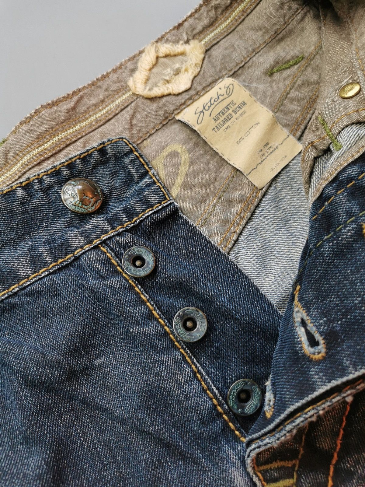 If Six Was Nine × Stitch's Jeans × Vintage Stitchs Flare Jeans Size US 33 - 21 Thumbnail