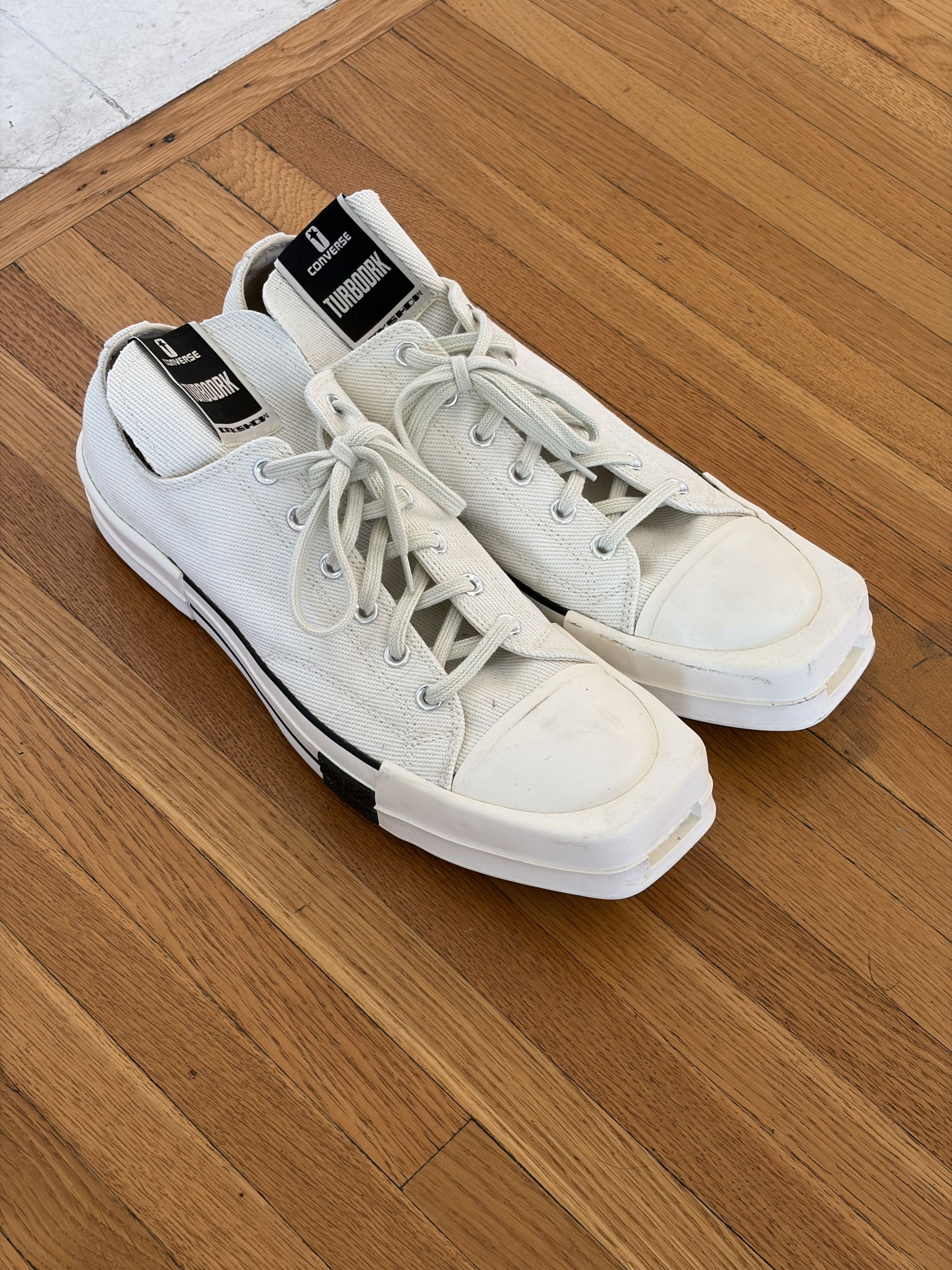 Converse × Rick Owens Drkshdw Low-top Sneaker Size US 13 / EU 46 - 1 Thumbnail