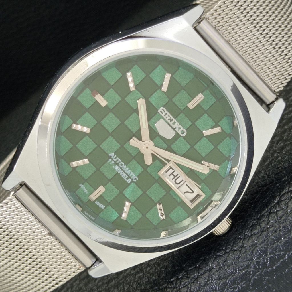 Seiko REFURBISHED VINTAGE SEIKO 5 AUTO JAPAN MENS WATCH a440202 Size 40 - 1 Thumbnail