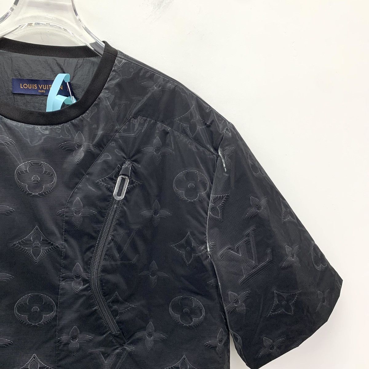 Louis Vuitton Louis Vuitton All-Over Logo Jacquard Crew Neck T-Shirt K26WX Size US XS / EU 42 / 0 - 3 Thumbnail