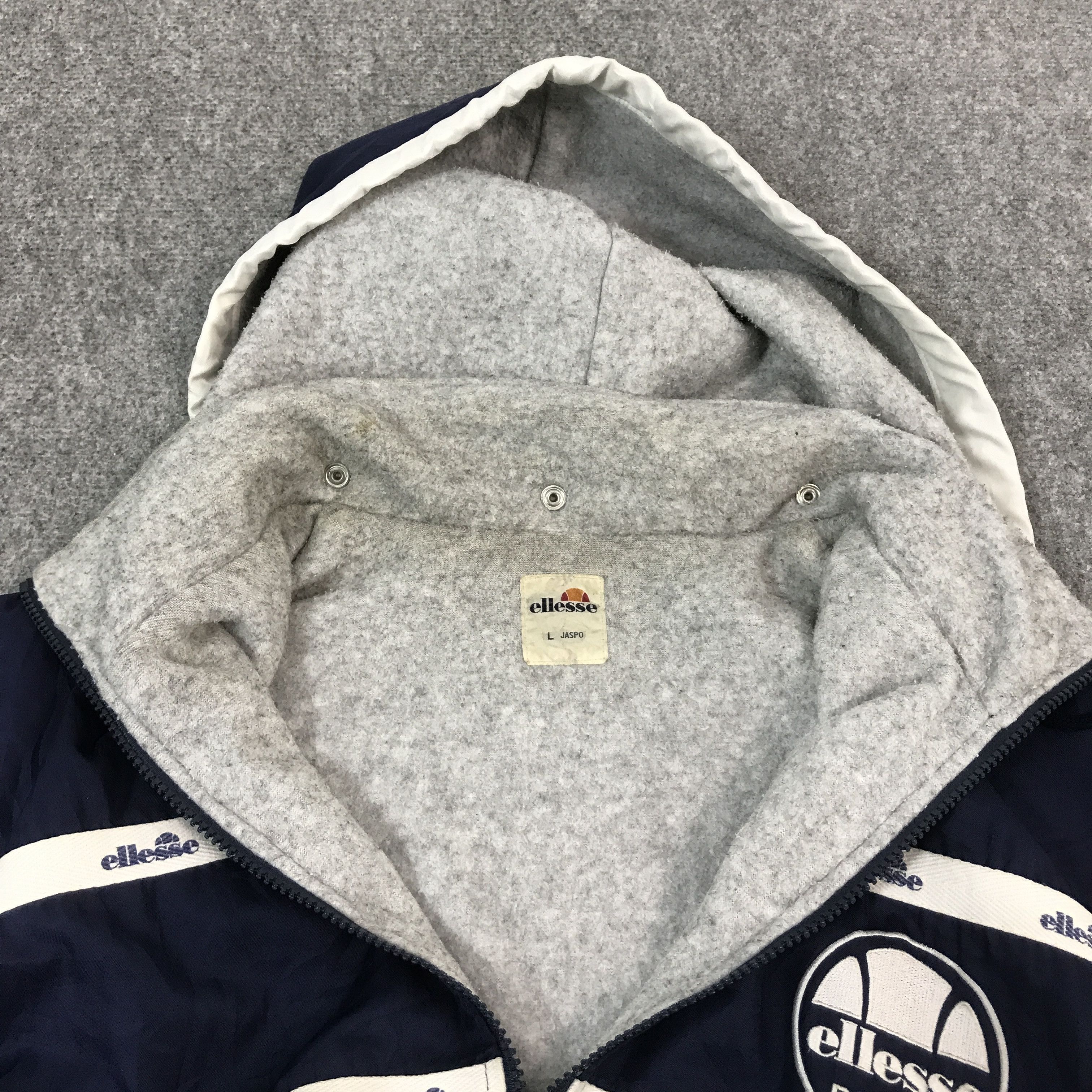Ellesse Vintage Ellesse Hoodie Design jacket Size US L / EU 52-54 / 3 - 5 Thumbnail