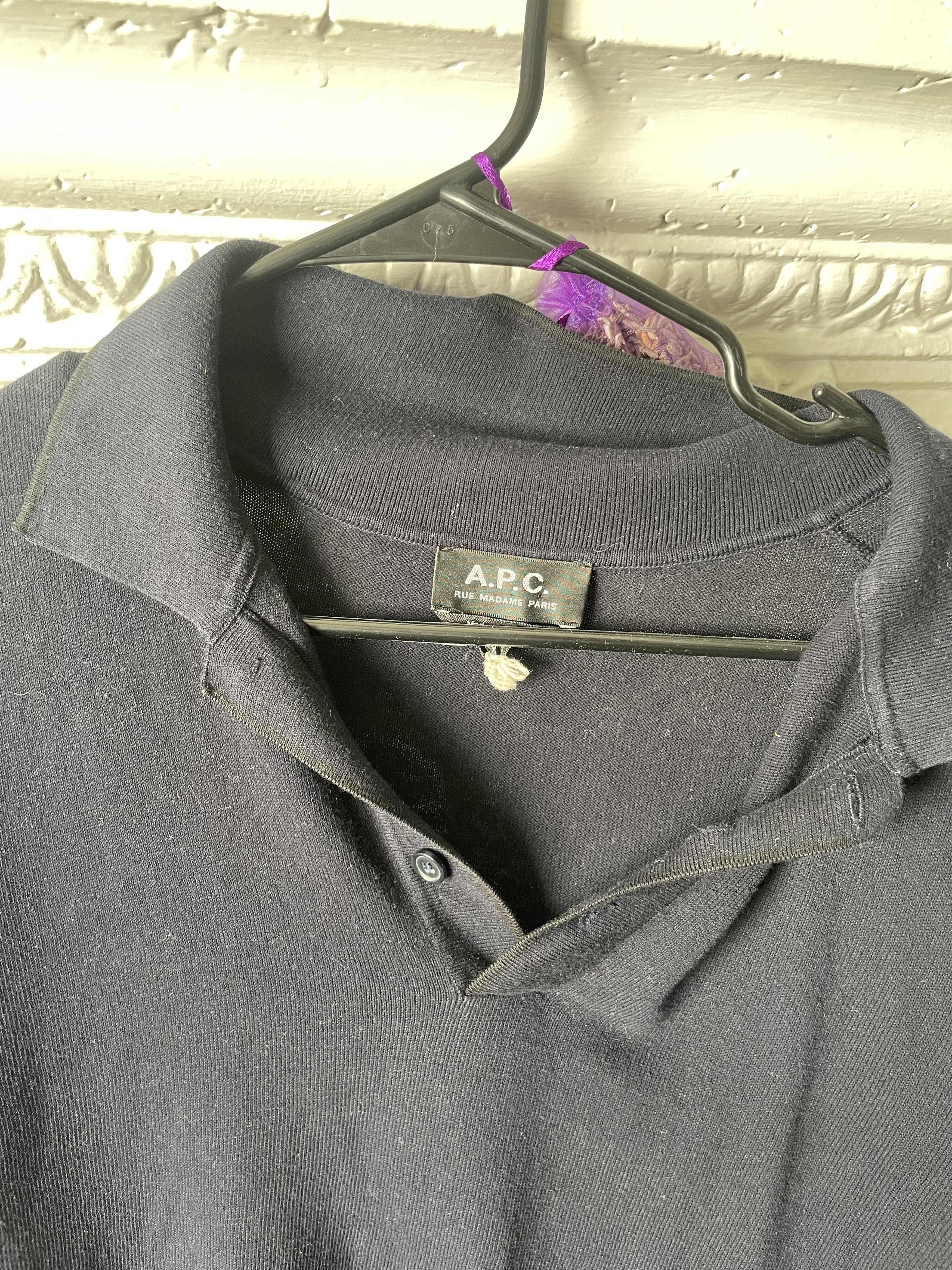 A.P.C. Basile polo shirt Size US XL / EU 56 / 4 - 2 Thumbnail
