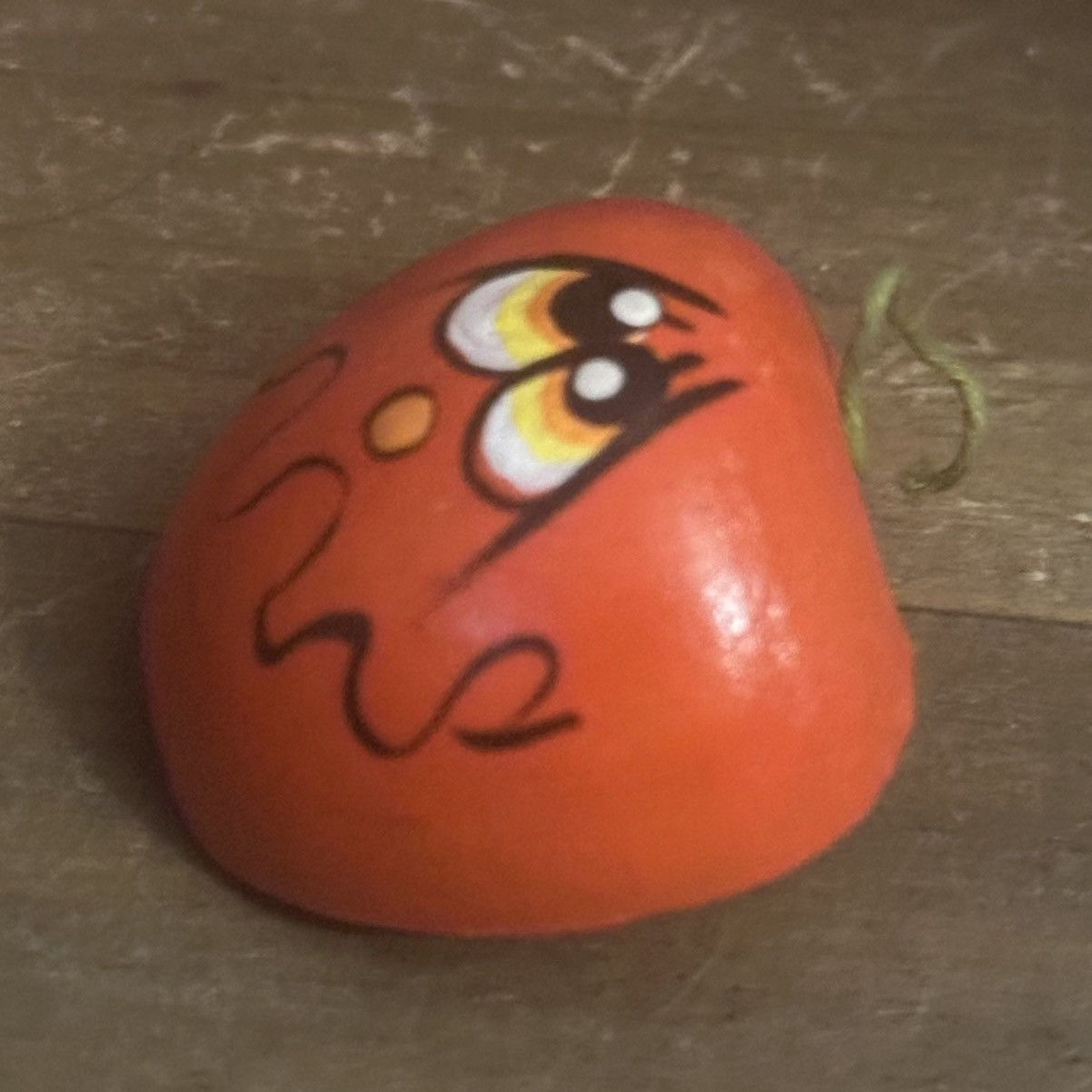 Vintage Vintage wooden silly pumpkin face brooch Size ONE SIZE - 4 Thumbnail