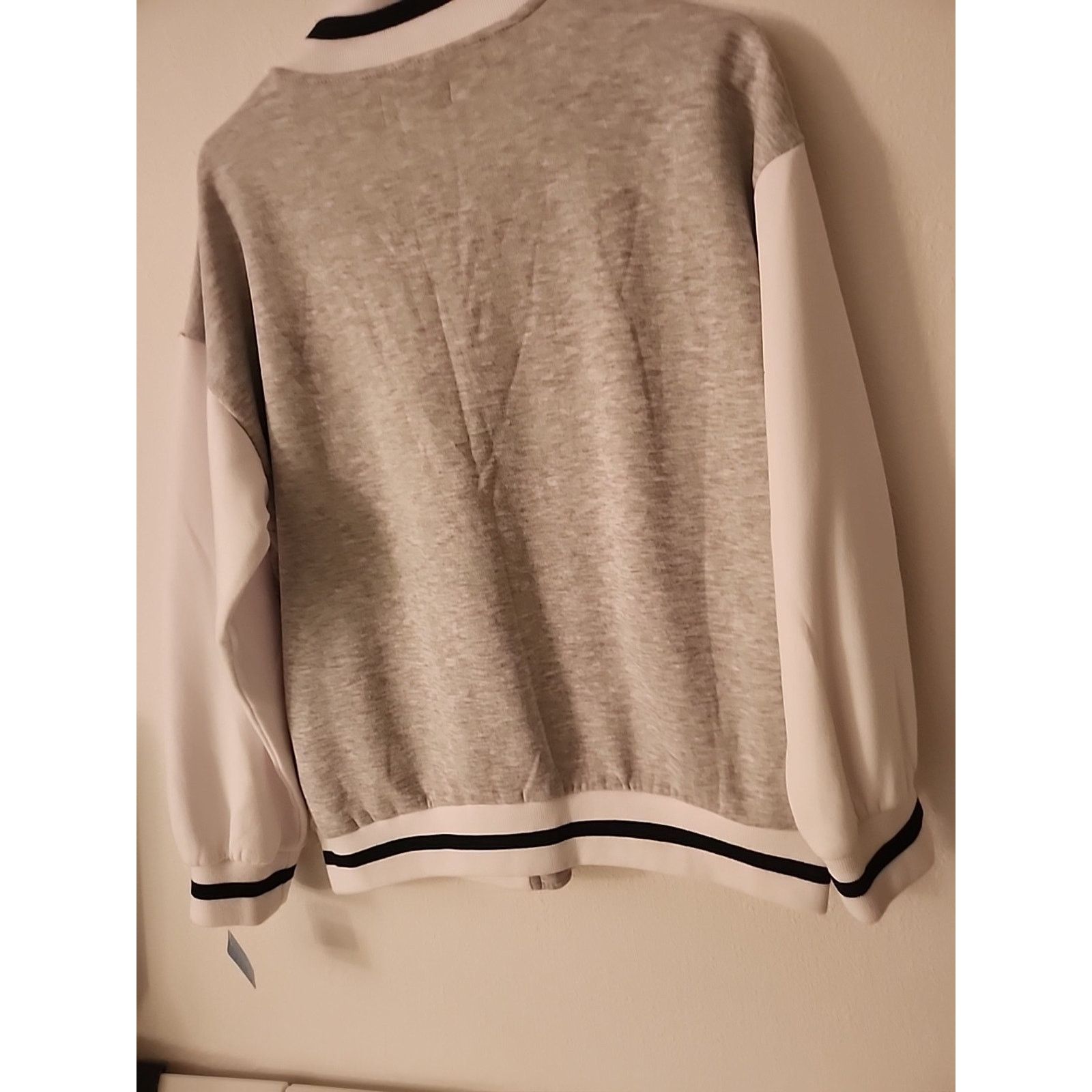 Other Refuge Athletic West Coast Script Gray Varsity Jacket Size M Size M / US 6-8 / IT 42-44 - 9 Thumbnail