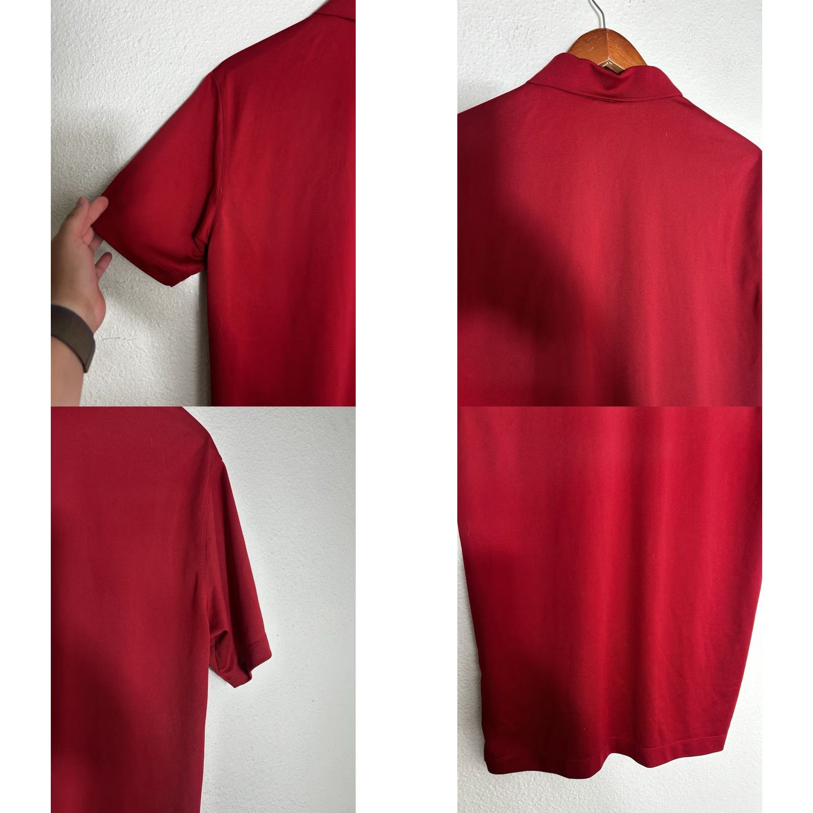 Nike Nike Golf Dri Fit Mens Medium Red Polo Shirt Short Sleeve Pullover Size US M / EU 48-50 / 2 - 8 Thumbnail