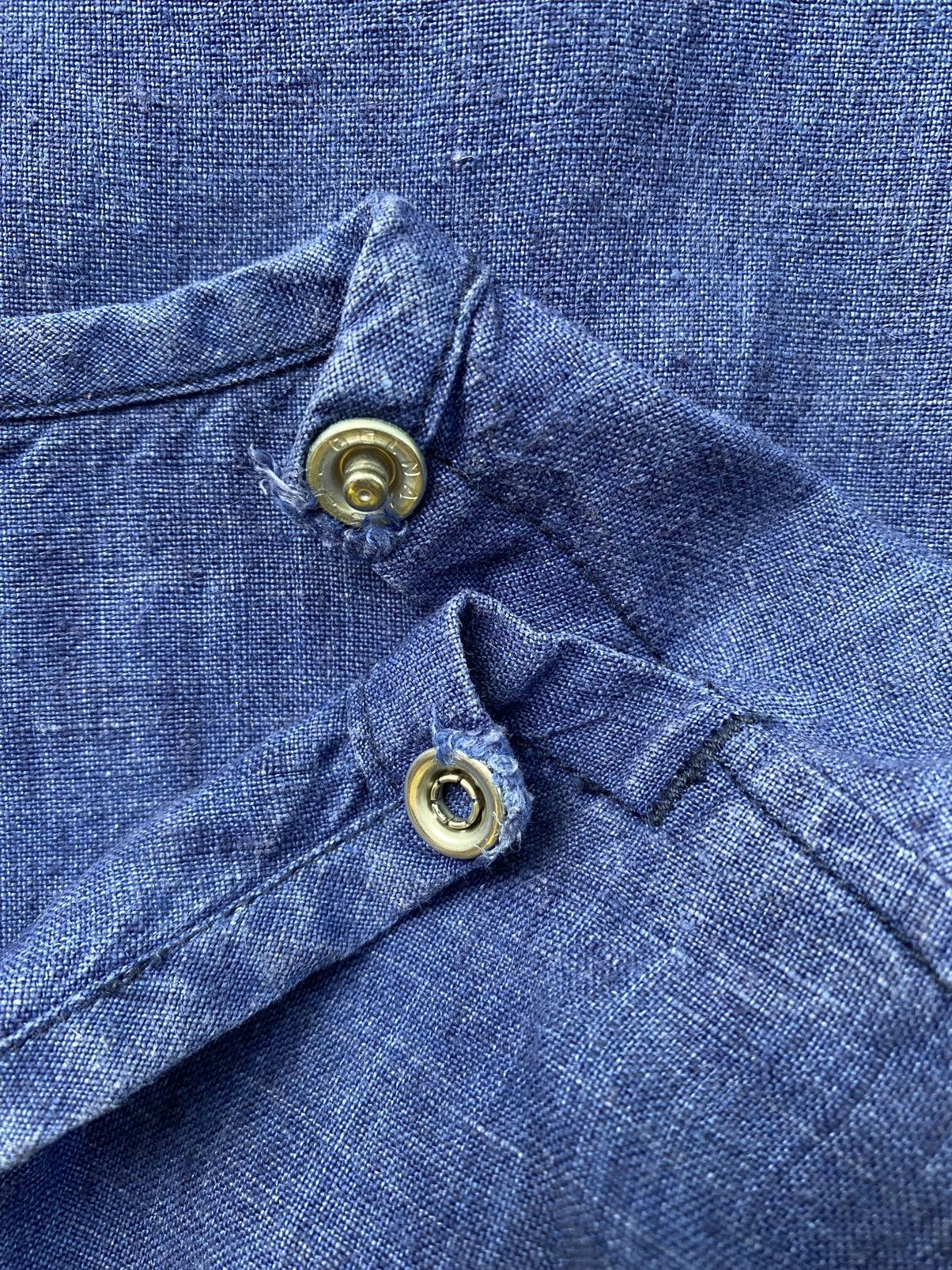 Blue Blue Japan BLUE/BLUE indigo dry patchwork top Size US M / EU 48-50 / 2 - 3 Thumbnail