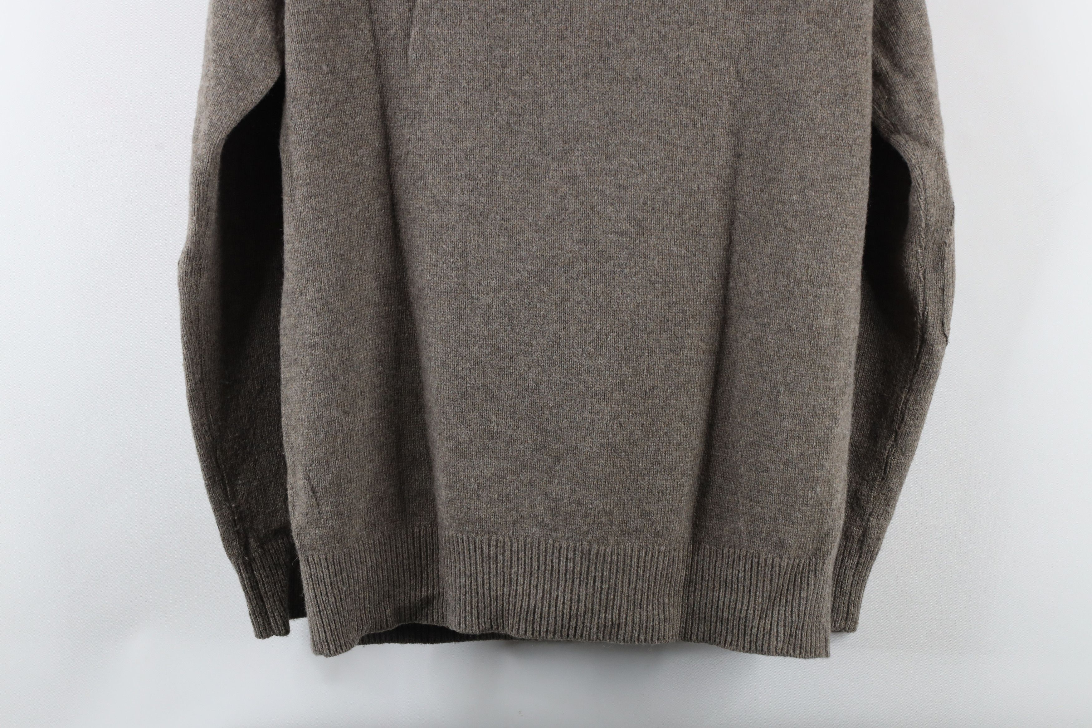 J.Crew × Vintage J Crew Wool Blend Knit Elbow Patch Half Zip Pullover Sweater Size US M / EU 48-50 / 2 - 9 Thumbnail