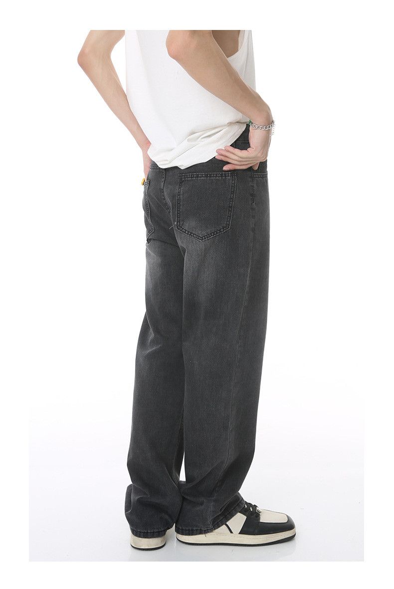 Japanese Brand × Jean × Nike Japanese retro casual simple straight loose jeans Size US 34 / EU 50 - 3 Thumbnail