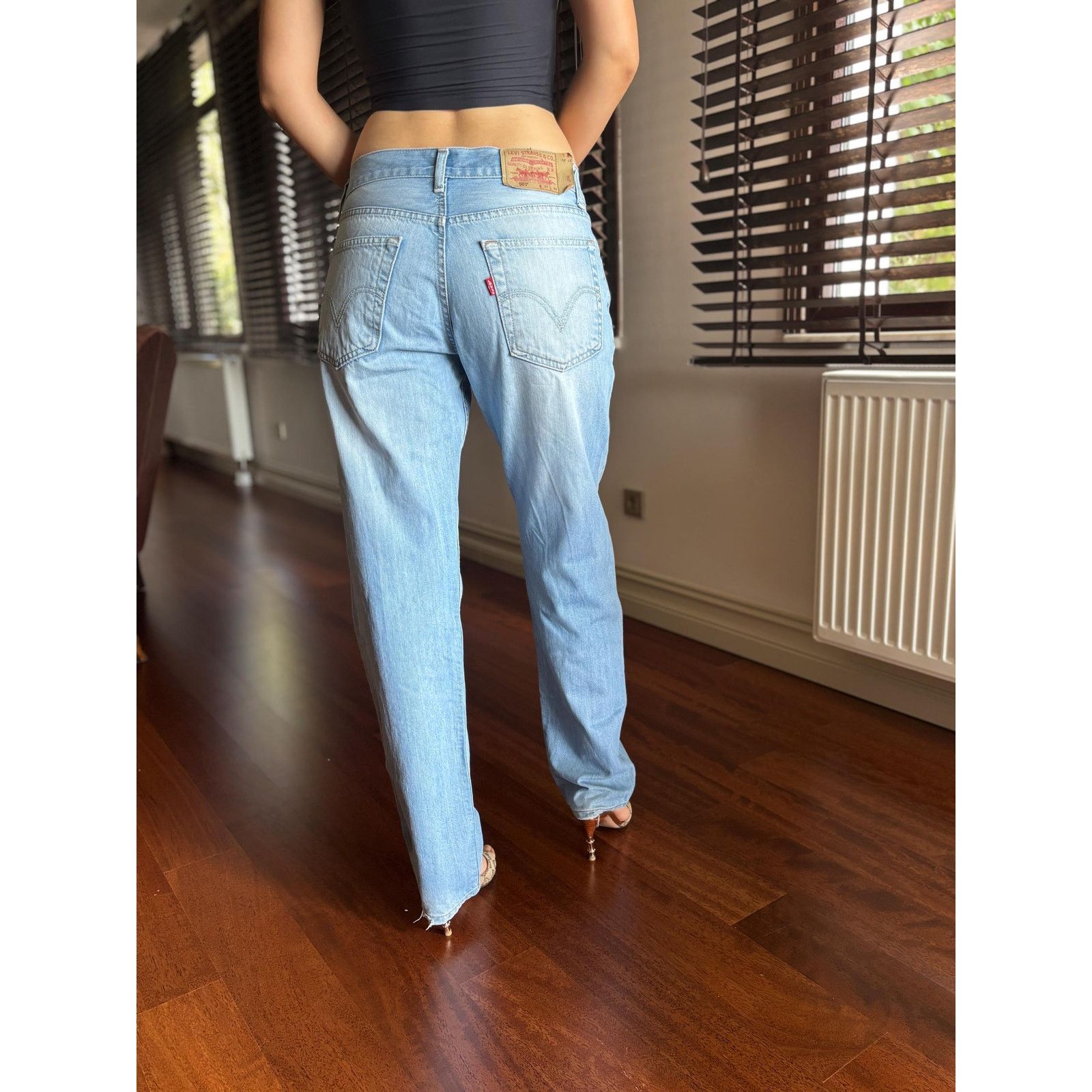 Levi's × Vintage Levi’s 510 Jeans W31 L34 Made in USA 1996 Light Wash Slim Size US 31 - 1 Thumbnail
