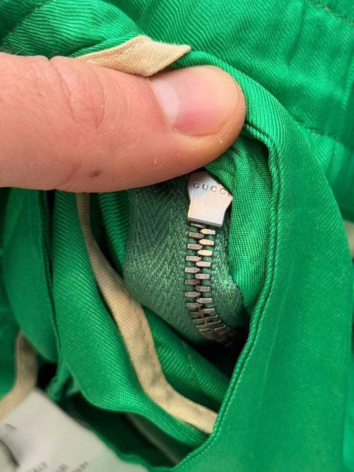 Gucci Green Silk Shorts Size US 32 / EU 48 - 11 Thumbnail