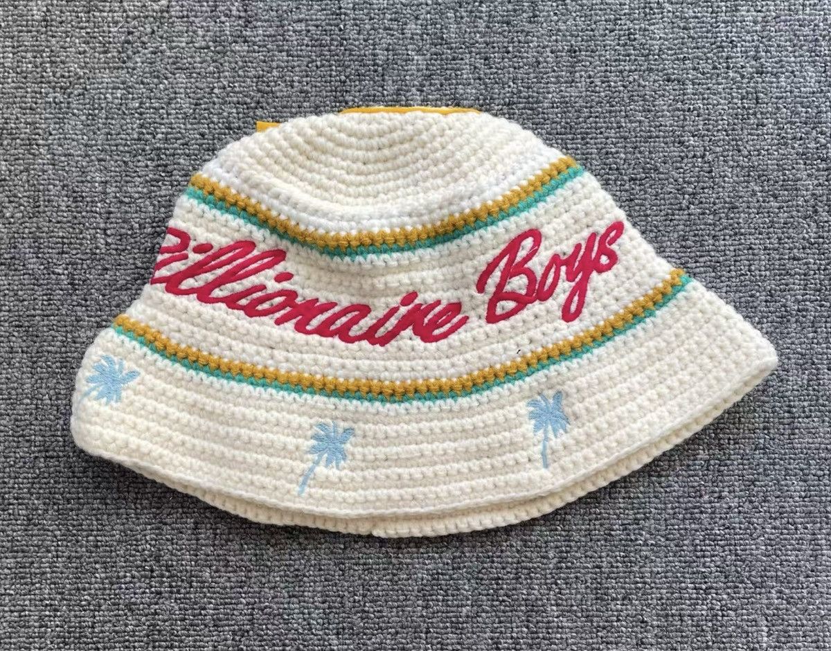 Billionaire Boys Club BBC ICECREAM Fully Embroidered Knitted Bucket Hat Size ONE SIZE - 2 Thumbnail