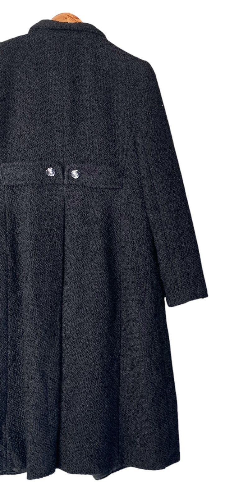 Giorgio Armani Archival Clothing Black EMPORIO ARMANI Button Parka Size S / US 4 / IT 40 - 10 Thumbnail
