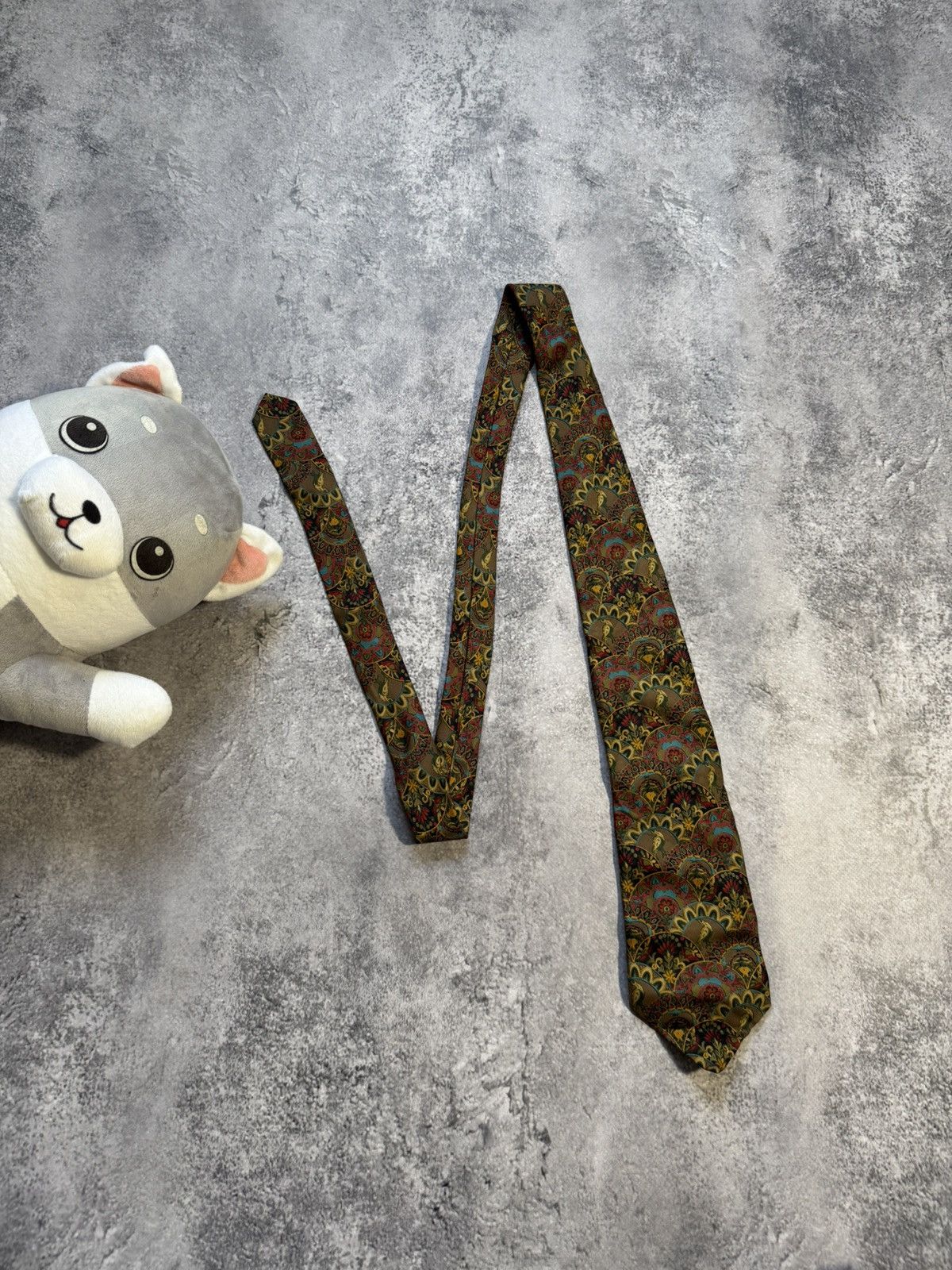 Pierre Balmain Pierre Balmain Neck Tie Nice Art Design Size ONE SIZE - 2 Thumbnail