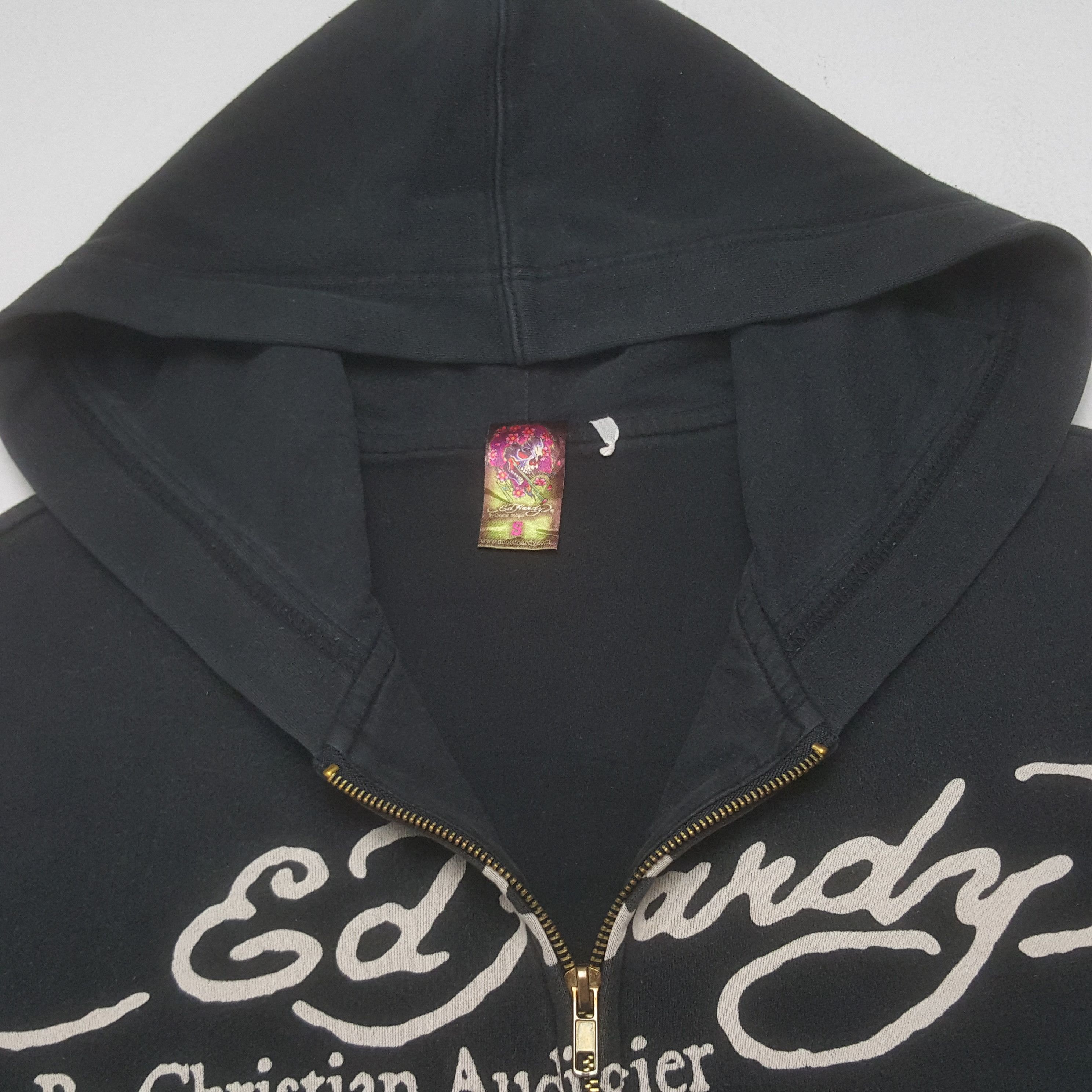 Christian Audigier × Ed Hardy × Vintage Vintage Ed Hardy by Christmas Audigier Zipper Hoodies Size US S / EU 44-46 / 1 - 5 Thumbnail
