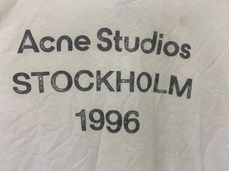 Acne Studios Acne Studios Aged printed round-neck long-sleeved top Size US S / EU 44-46 / 1 - 2 Thumbnail
