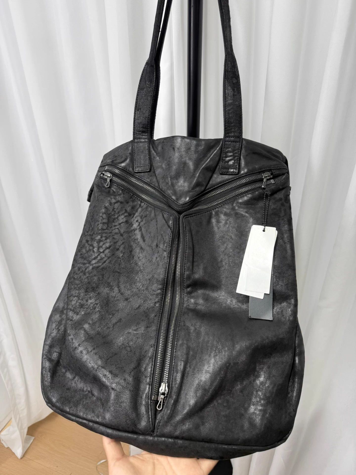 Julius JULIUS 7 Distressed Lambskin GeometricQuality Size ONE SIZE - 4 Thumbnail
