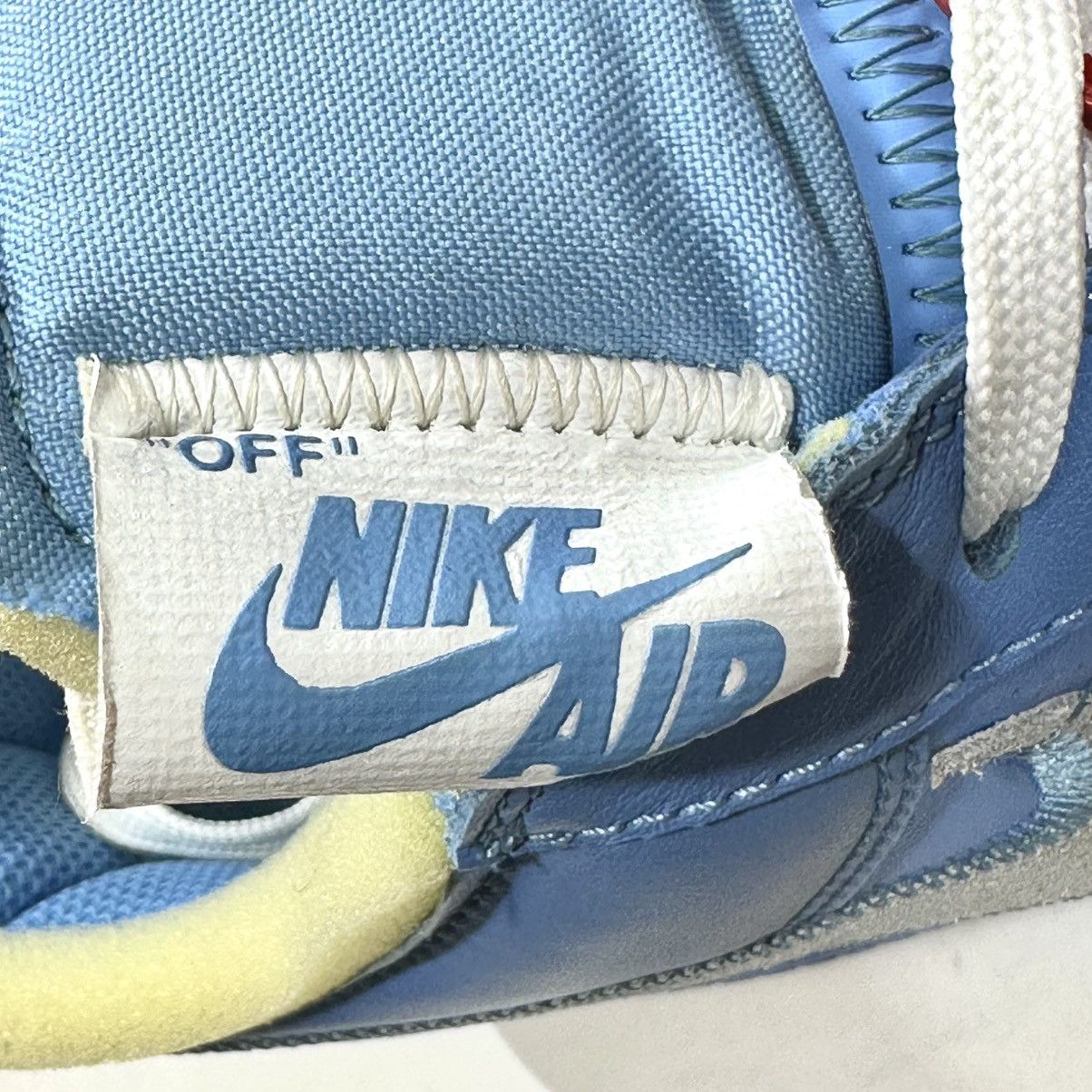 Nike × Off-White Nike Air Force 1 Low x Off-White MCA University Blue Size US 12 / EU 45 - 6 Thumbnail